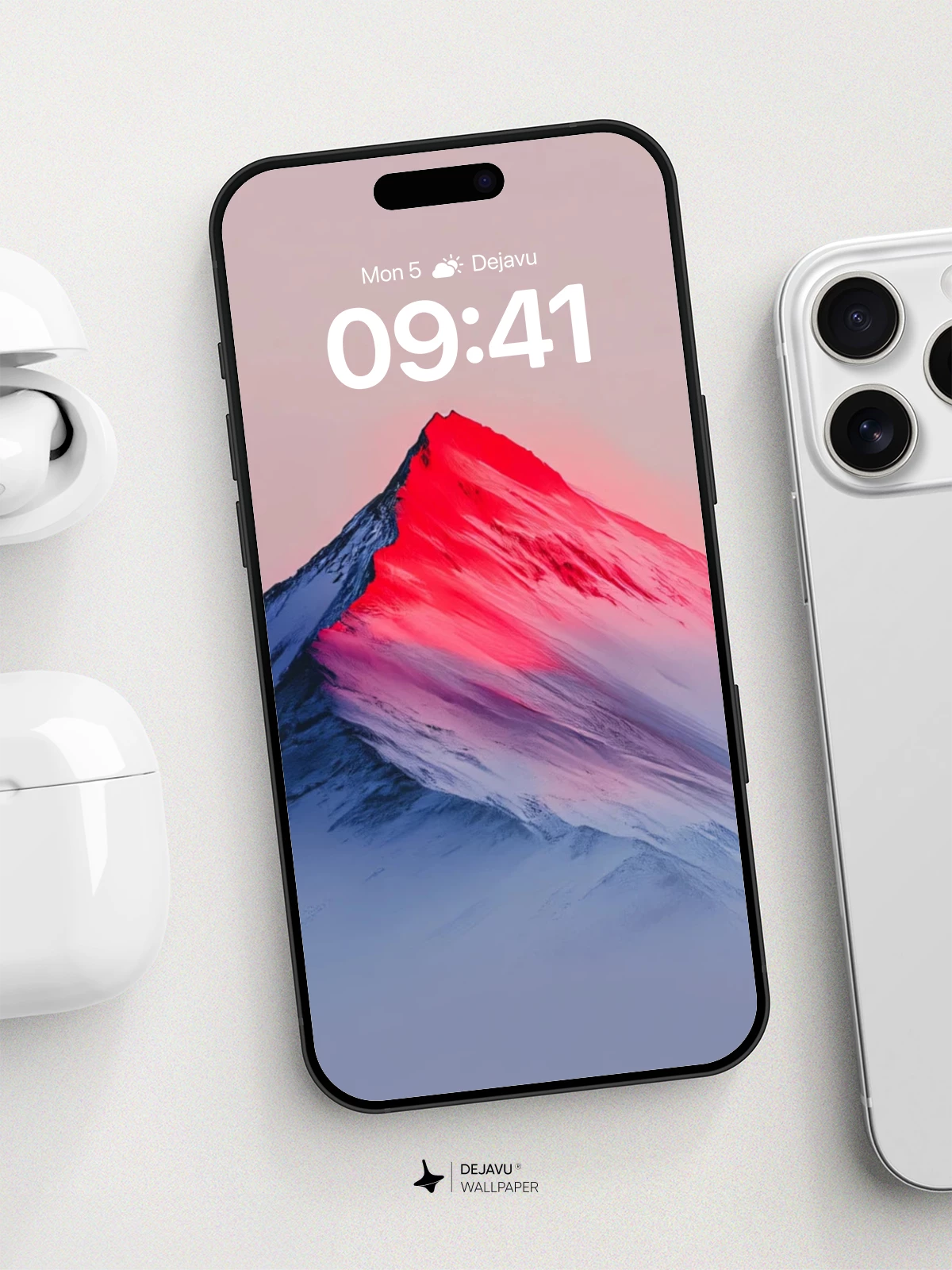 Majestic Mountain Peak Wallpaper 8K for iPhone and Android