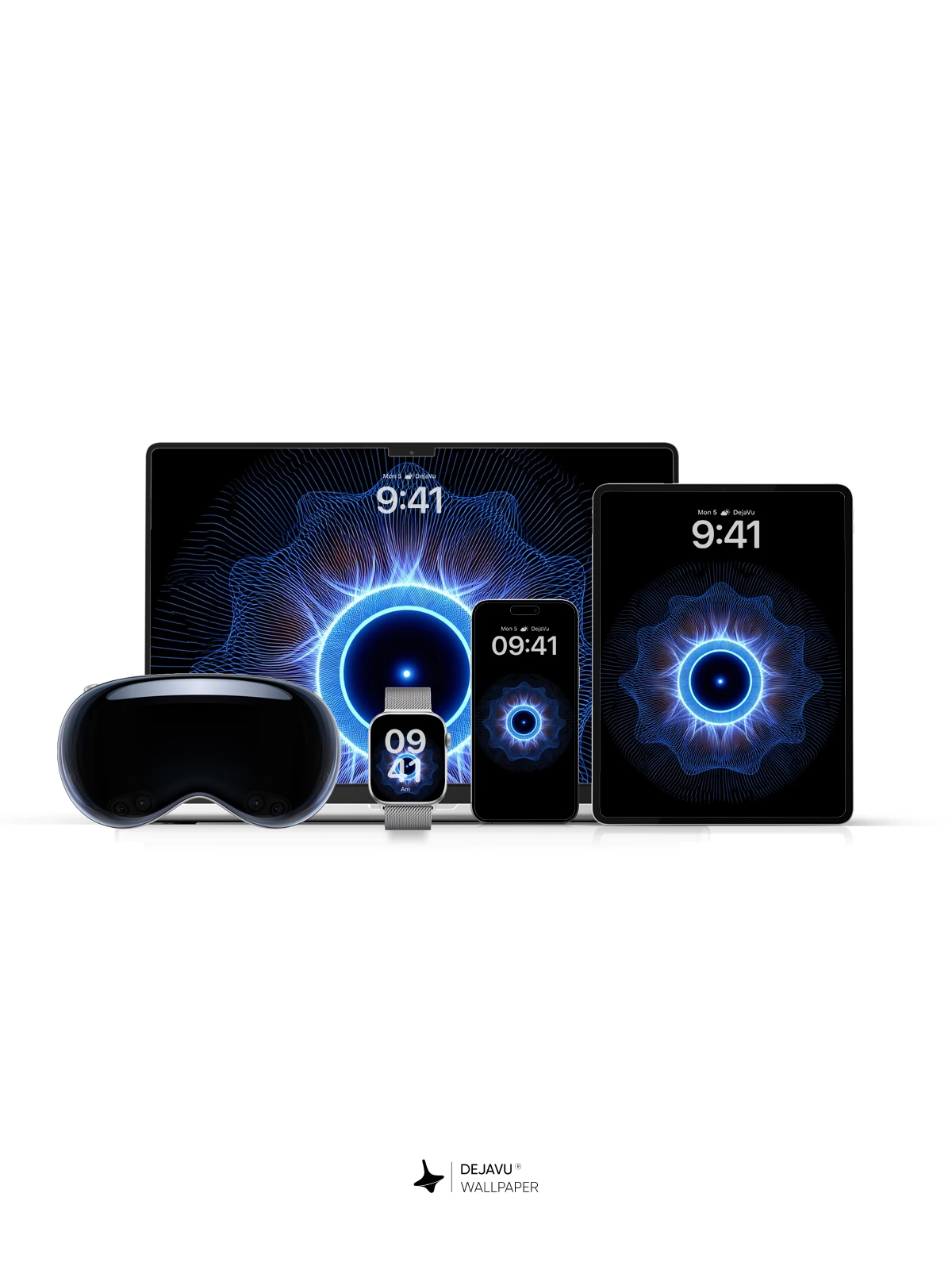 Neon Cosmic Eye Wallpaper 8K for iPhone and Android