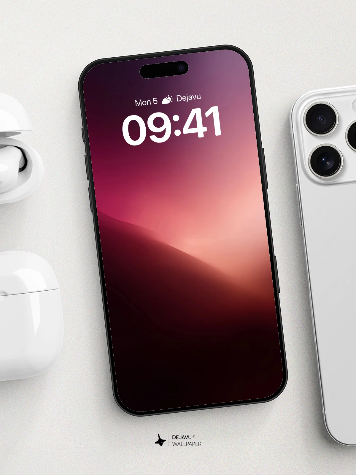 Mystic Mountain Silhouette Wallpaper 8K for iPhone and Android