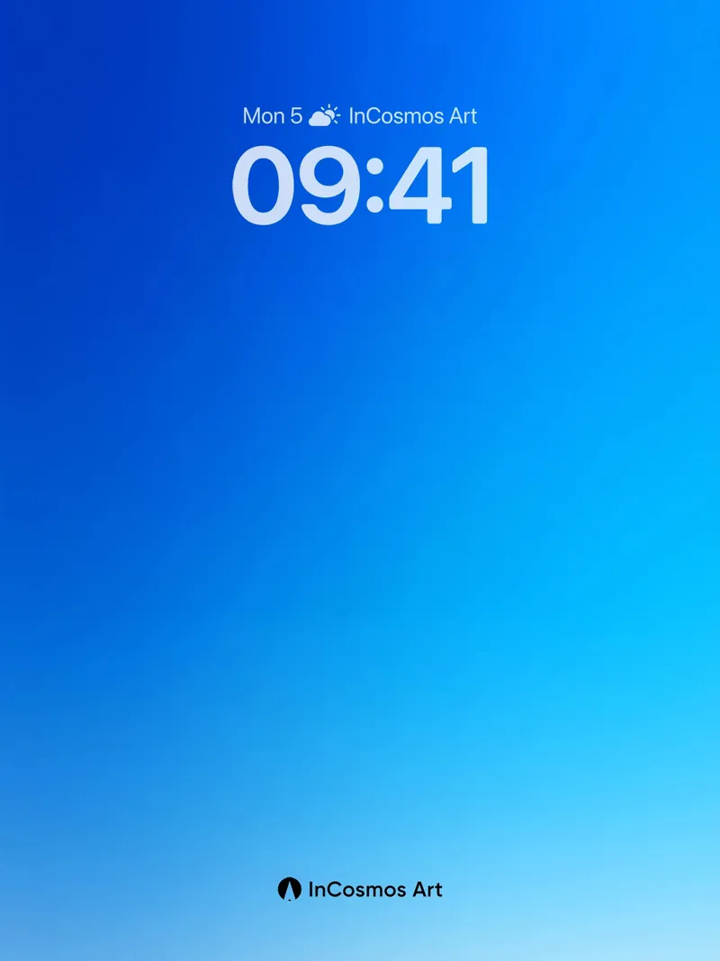 Calm Gradient Wallpaper with Skyward Light