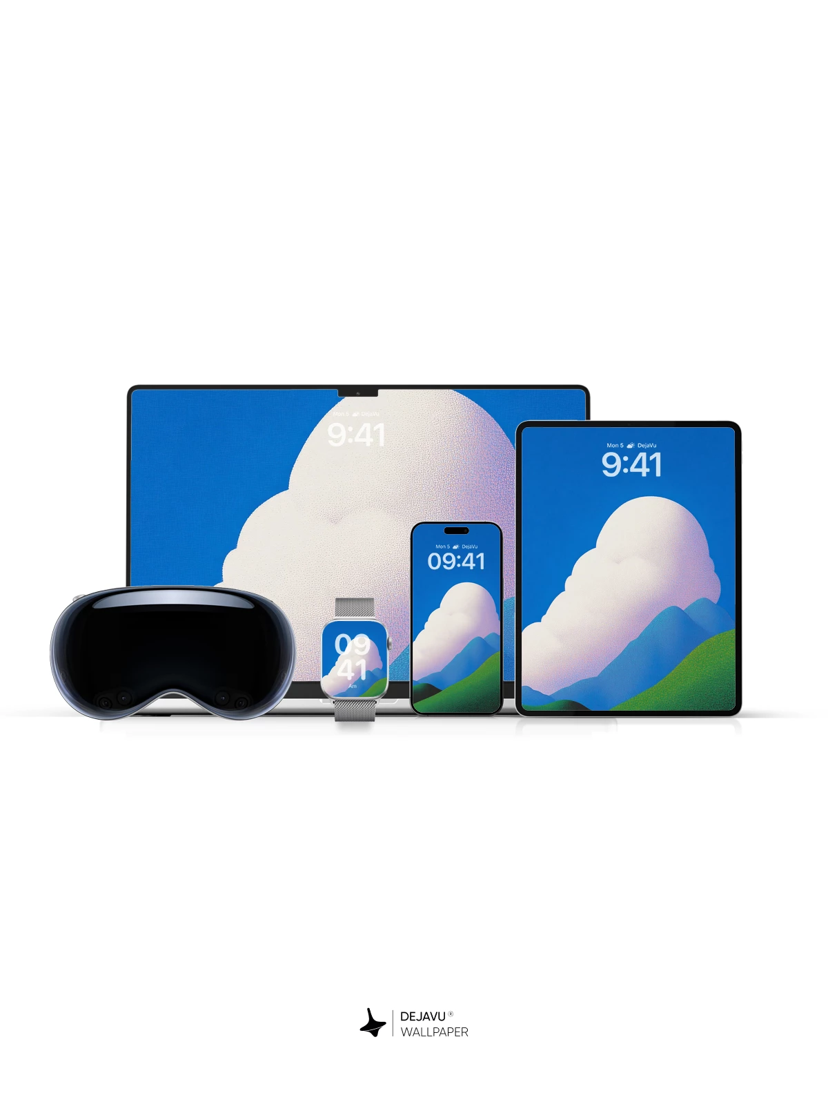 Surreal Cloud Mountain Wallpaper 8K for iPhone and Android