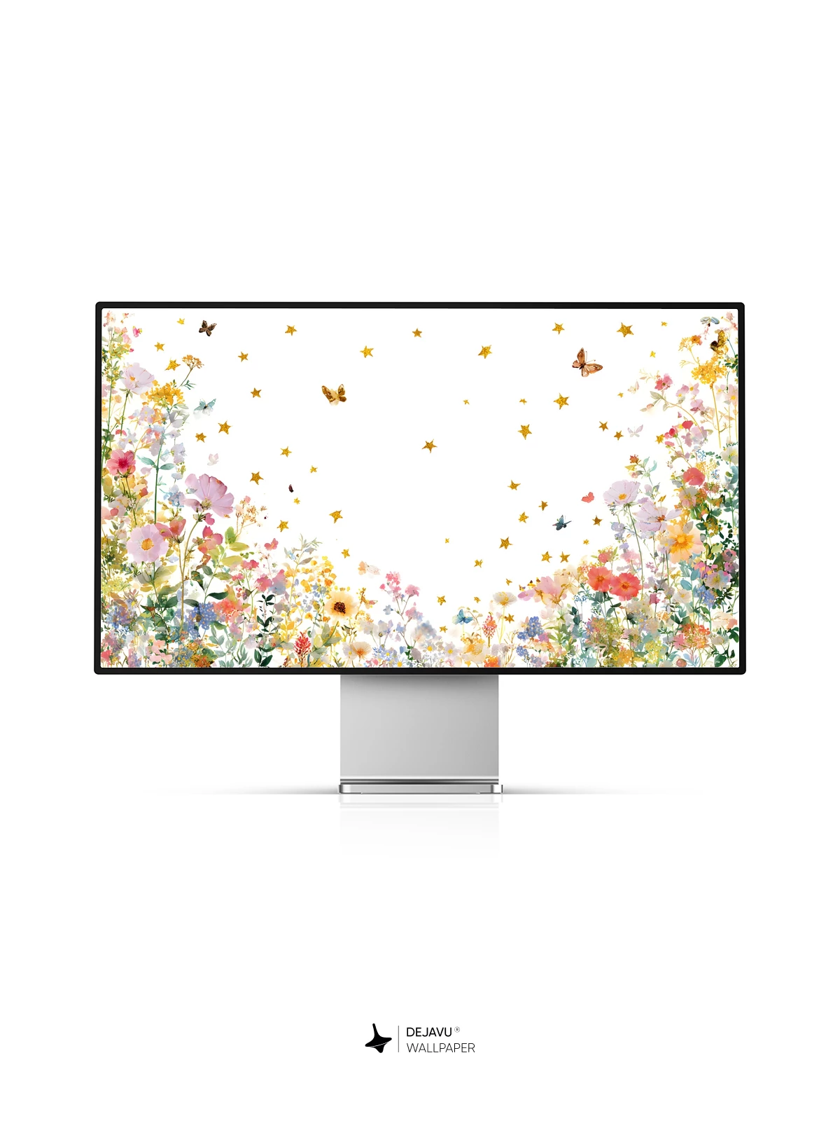 Whimsical Floral Garden Wallpaper 8K for iPhone and Android