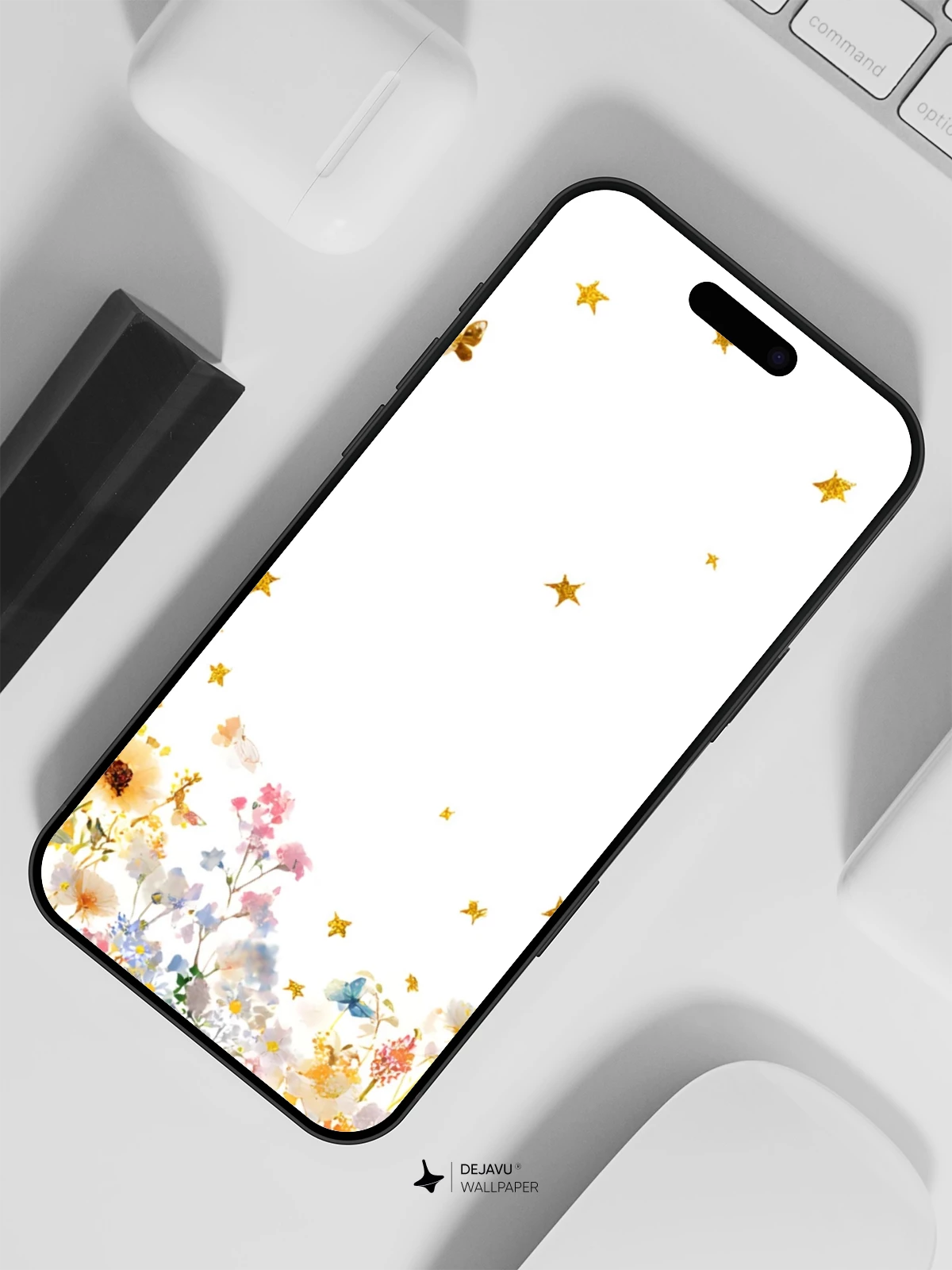 Whimsical Floral Garden Wallpaper 8K for iPhone and Android