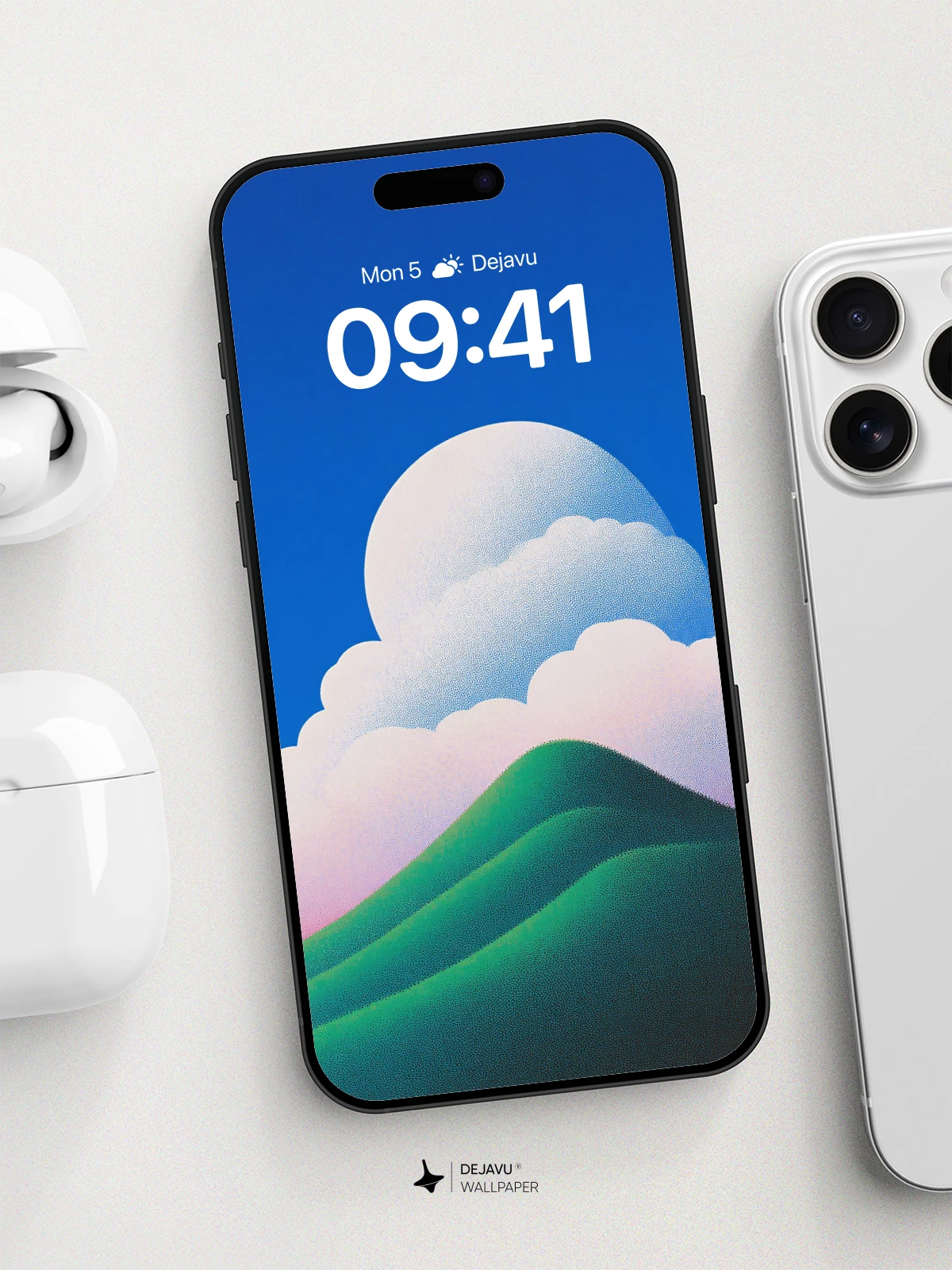 Dreamy Cloudscape Mountain Wallpaper 8K for iPhone and Android