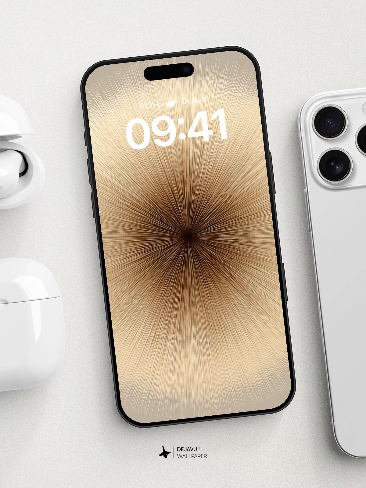 Radiant Dandelion Burst Wallpaper 8K for iPhone and Android