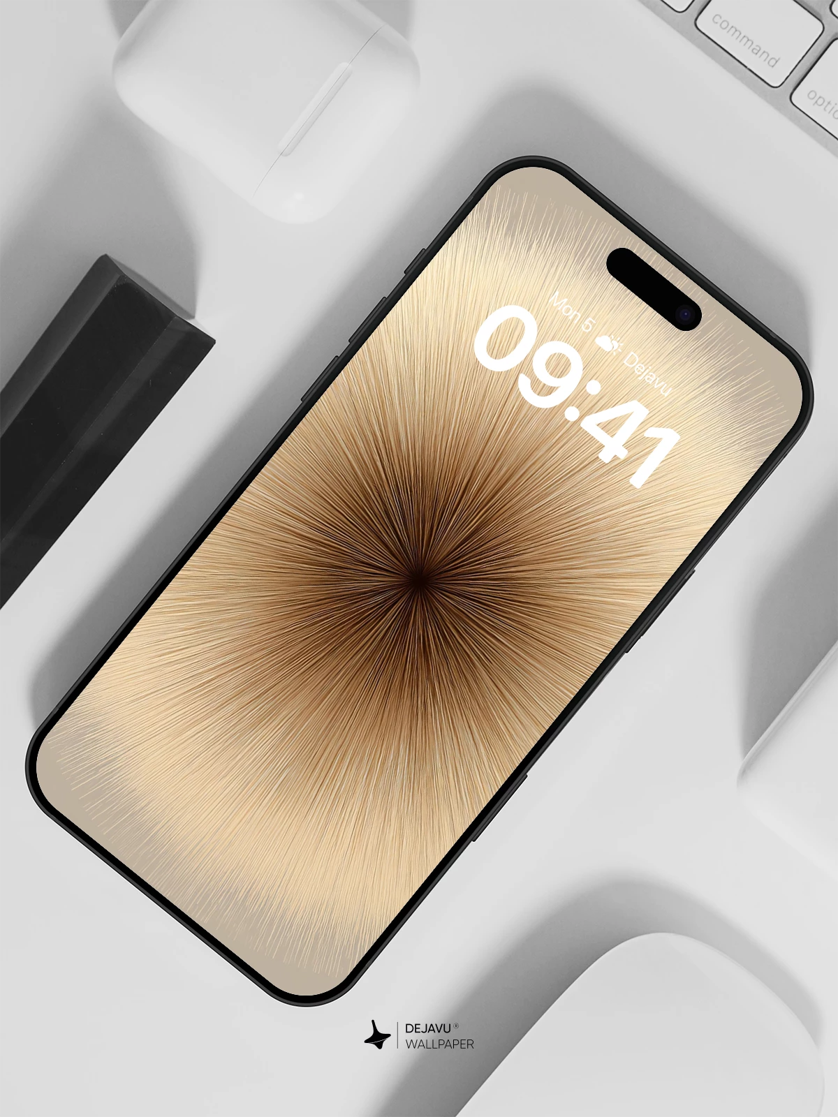 Radiant Dandelion Burst Wallpaper 8K for iPhone and Android