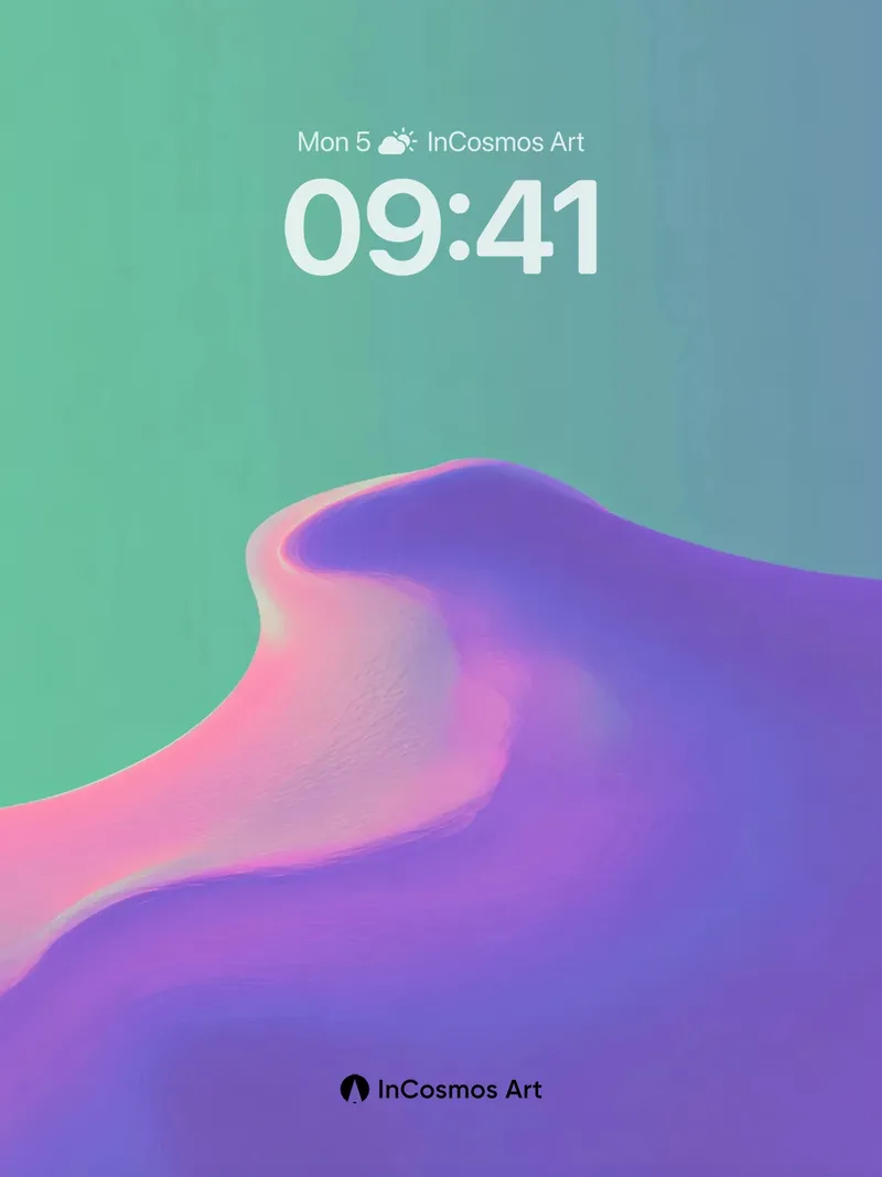 Luminous Dune Wallpaper with Ethereal Flow