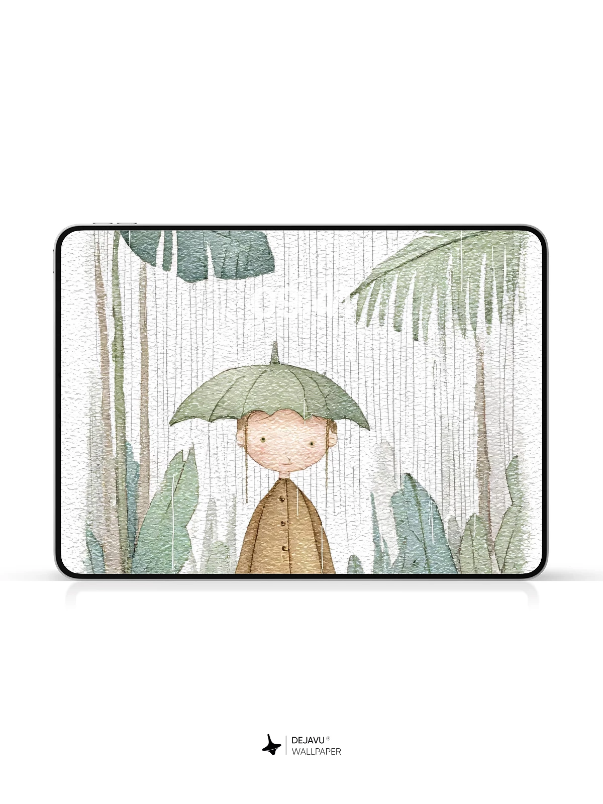 Whimsical Rainforest Child Wallpaper 8K for iPhone and Android
