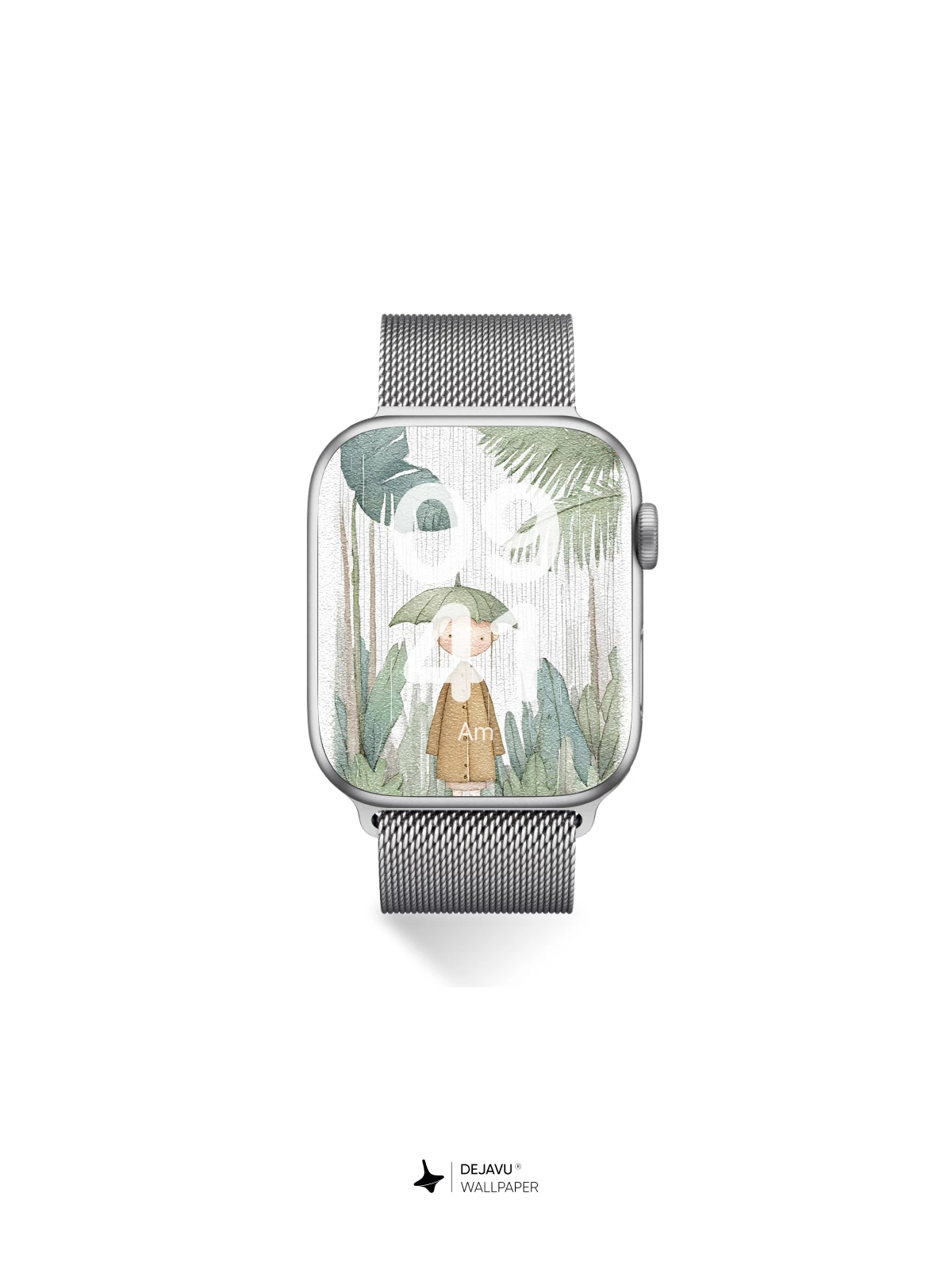 Whimsical Rainforest Child Wallpaper 8K for iPhone and Android