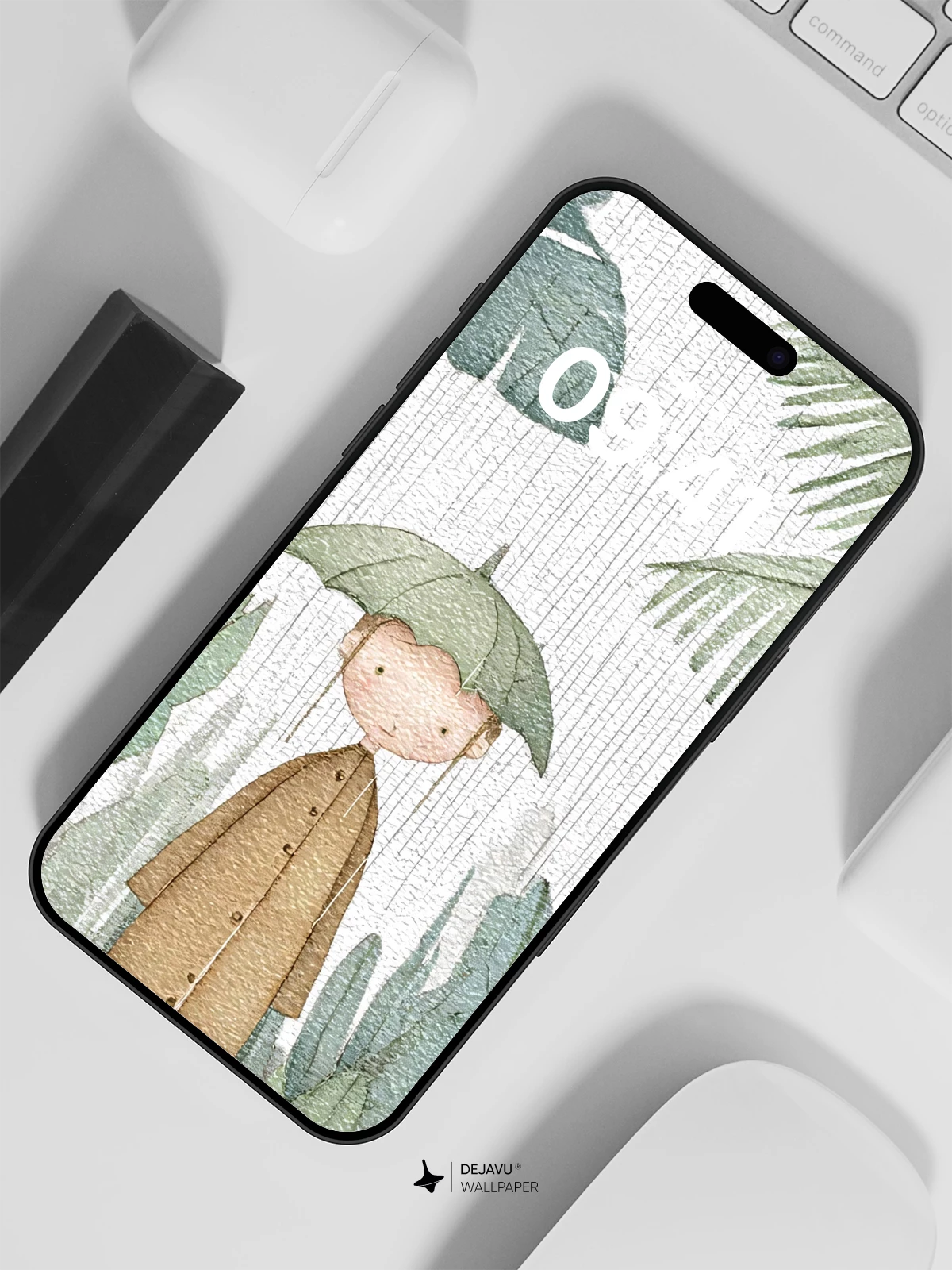Whimsical Rainforest Child Wallpaper 8K for iPhone and Android