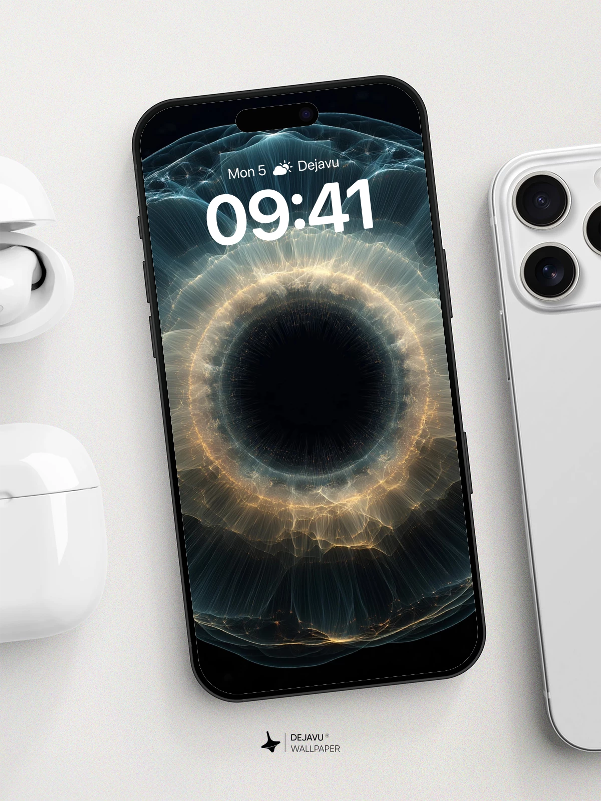 Luminous Cosmic Orb Wallpaper 8K for iPhone and Android