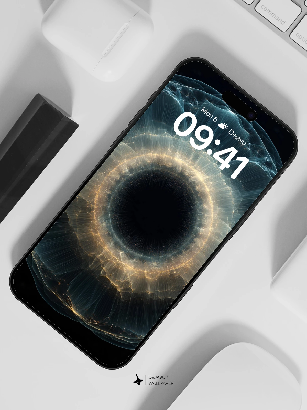 Luminous Cosmic Orb Wallpaper 8K for iPhone and Android
