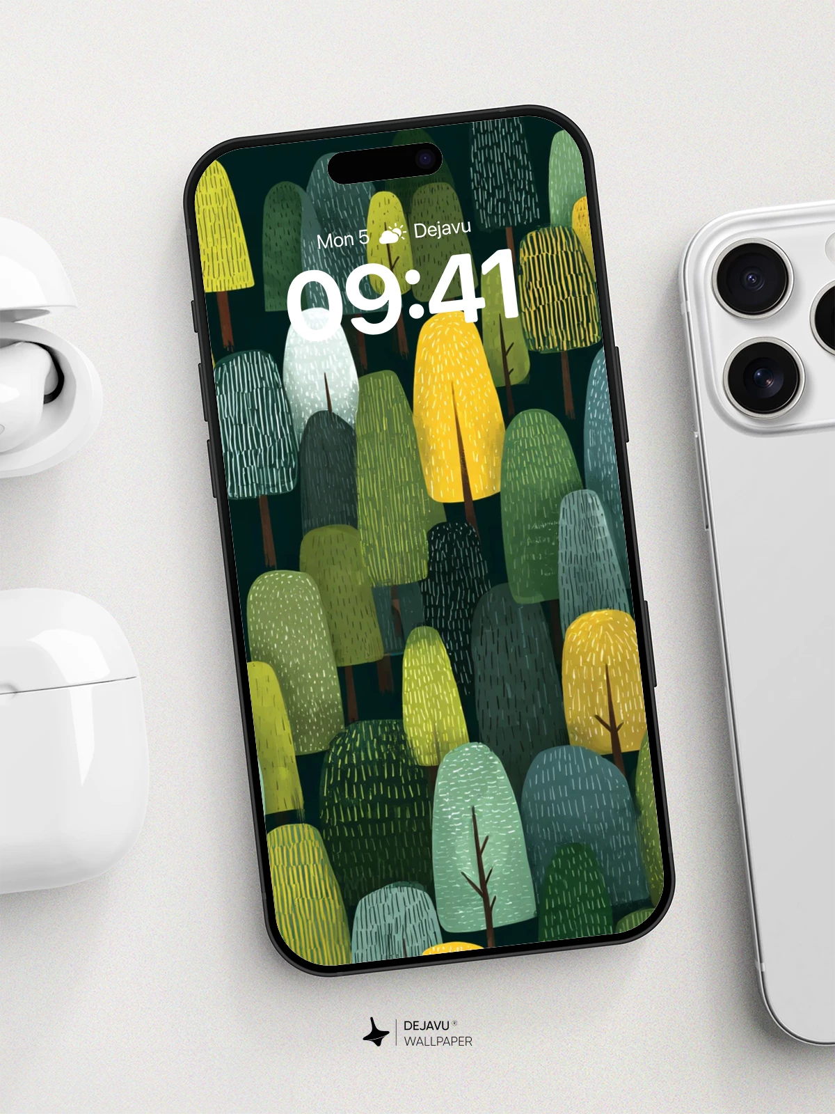 Whimsical Forest Wallpaper 8K for iPhone and Android