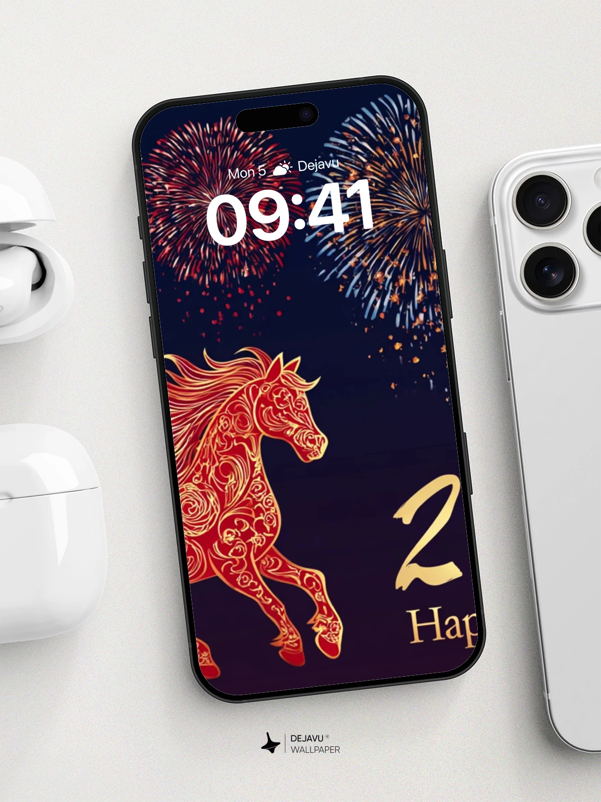 2026 Year of the Horse Wallpaper 8K for iPhone and Android