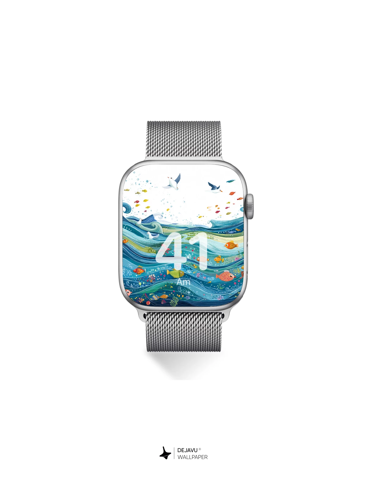 Whimsical Ocean Waves Wallpaper 8K for iPhone and Android