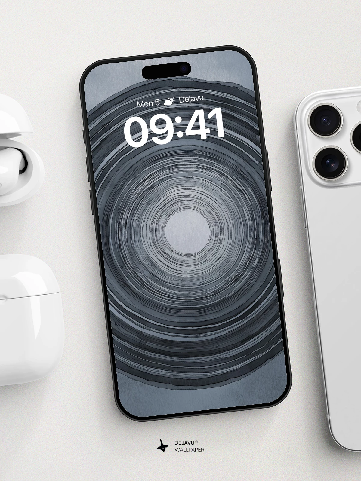 Abstract Ripple Effect Wallpaper 8K for iPhone and Android