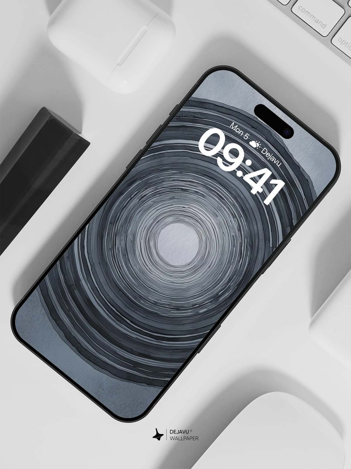 Abstract Ripple Effect Wallpaper 8K for iPhone and Android