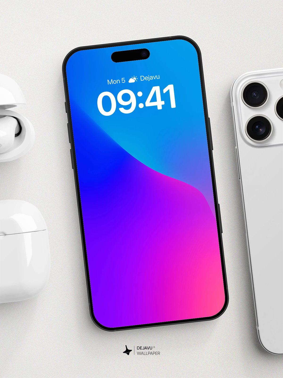 Vibrant Gradient Flow Wallpaper 8K for iPhone and Android