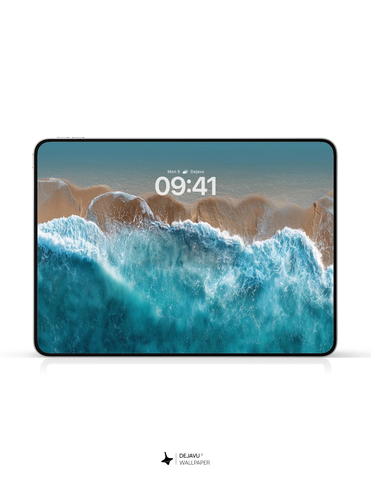Turquoise Ocean Waves Wallpaper 8K for iPhone and Android