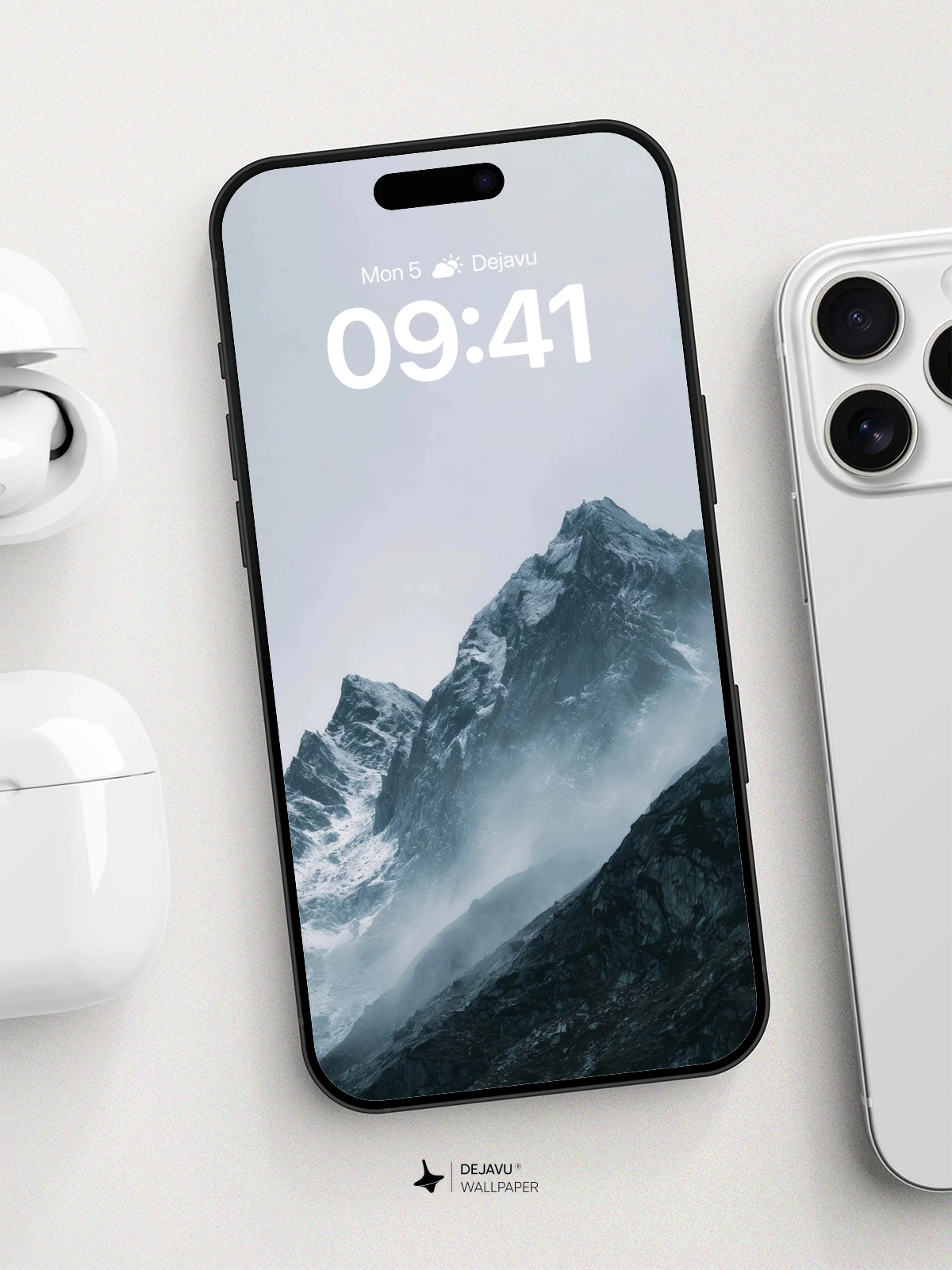 Majestic Snow-Capped Peaks Wallpaper 8K for iPhone and Android