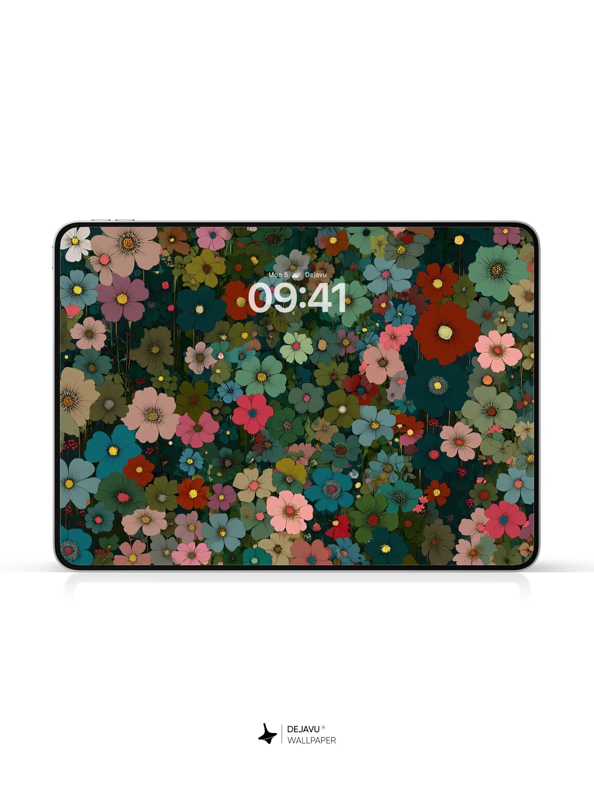 Whimsical Floral Garden Wallpaper 8K for iPhone and Android
