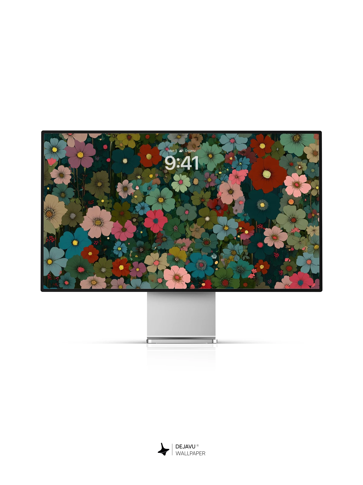 Whimsical Floral Garden Wallpaper 8K for iPhone and Android