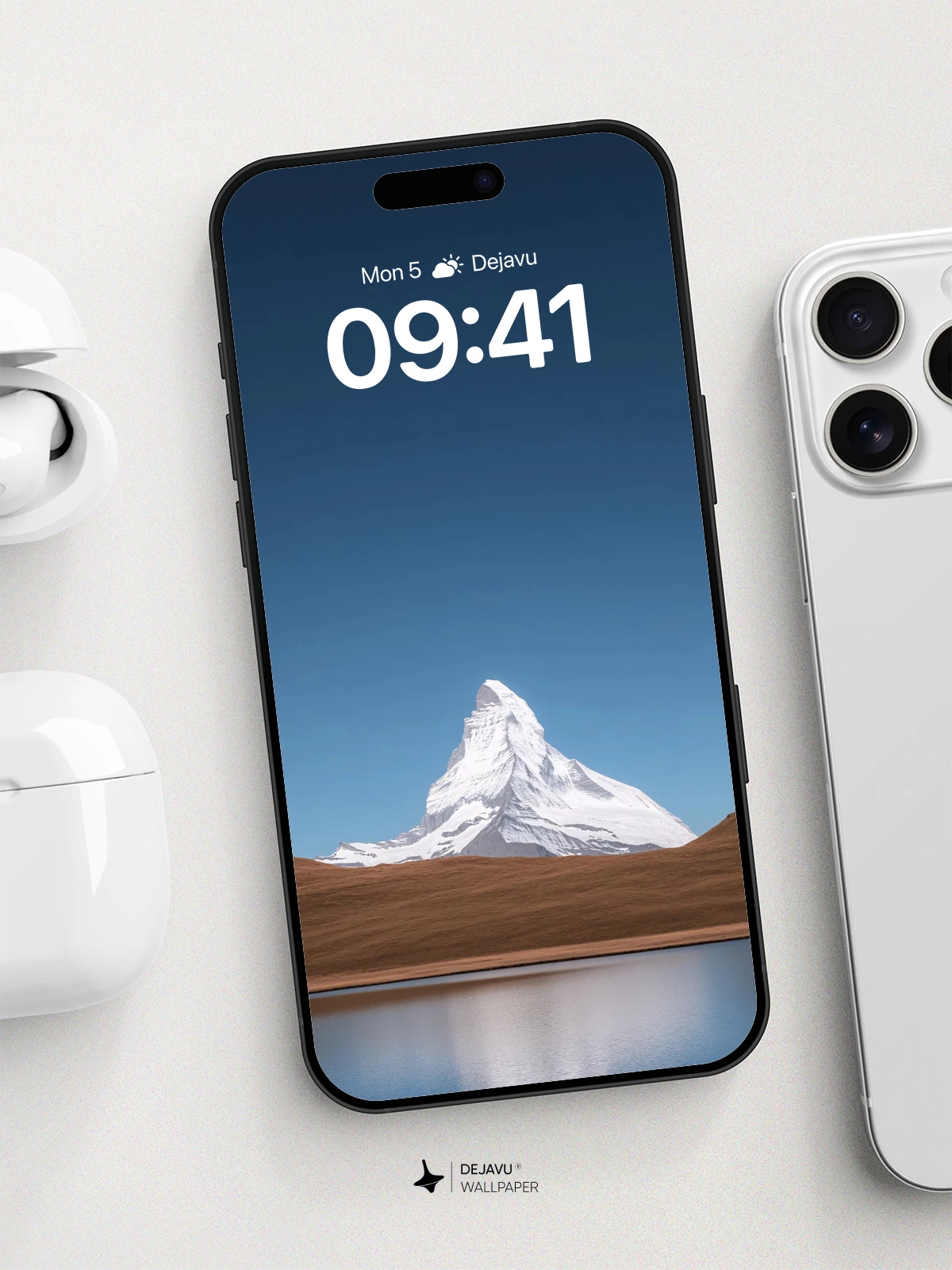 Matterhorn Reflection Wallpaper 8K for iPhone and Android