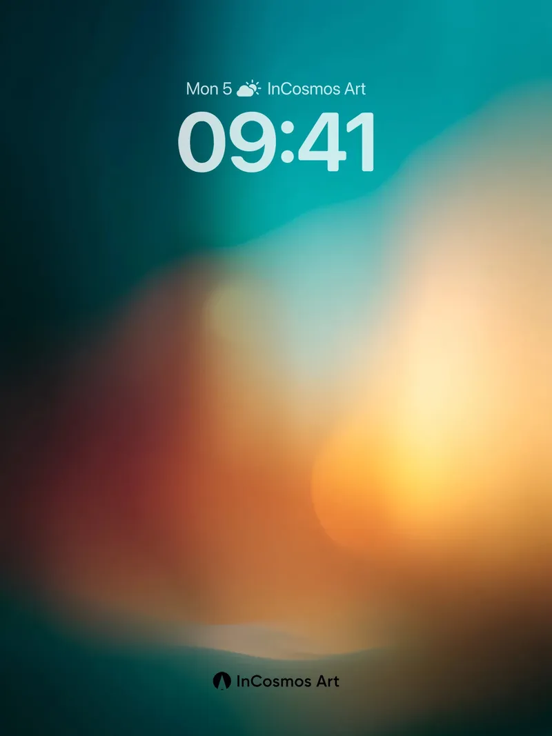 Luminous Veil Wallpaper with Ethereal Hues