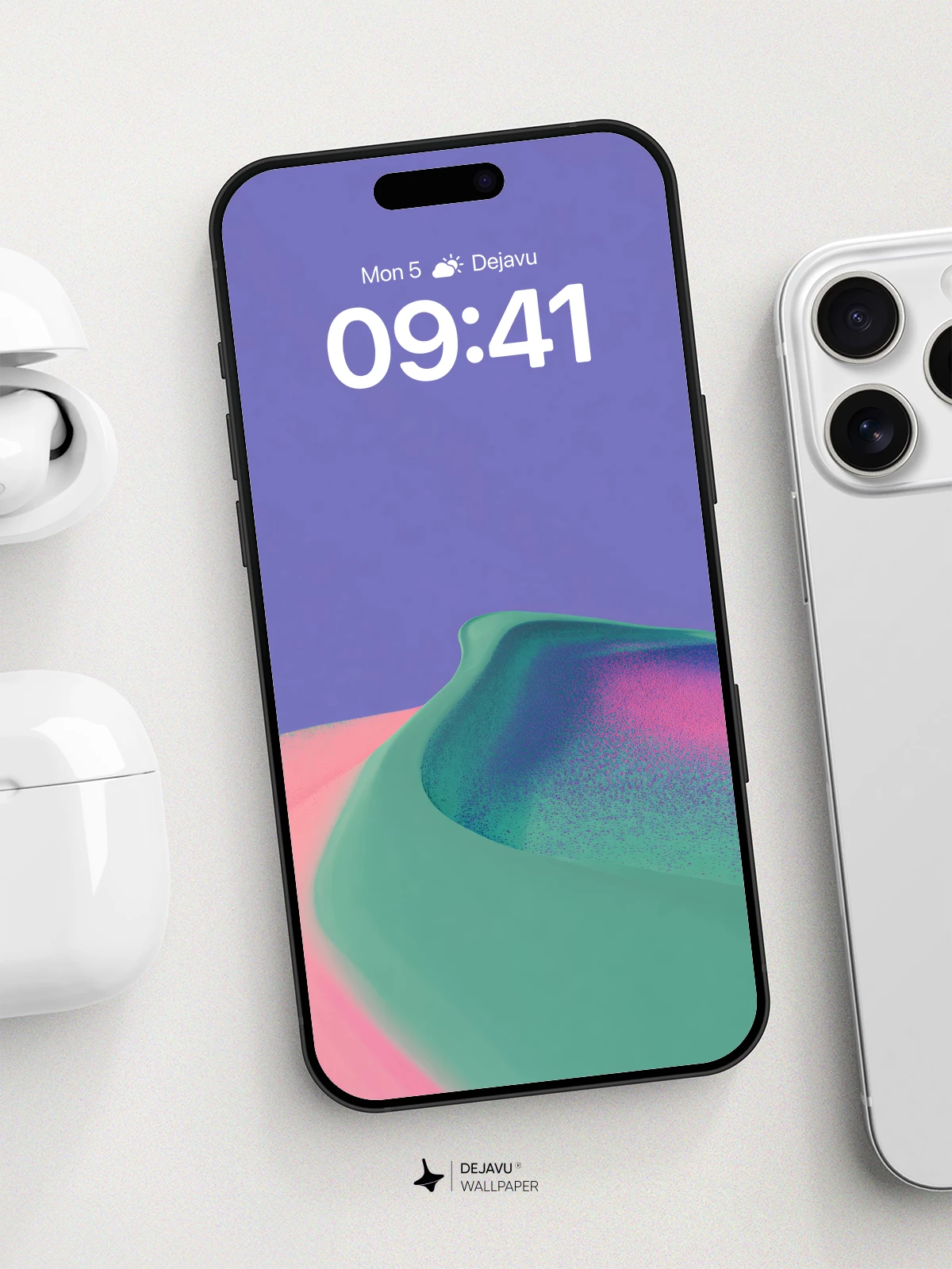 Dreamy Gradient Landscape Wallpaper 8K for iPhone and Android