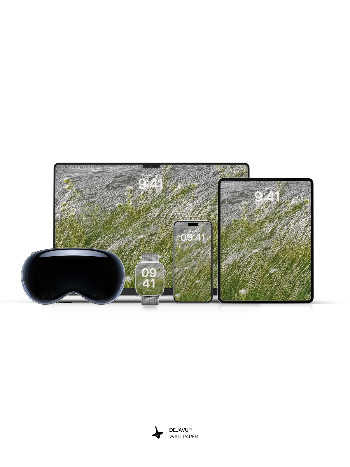 Whispering Grass Field Wallpaper 8K for iPhone and Android