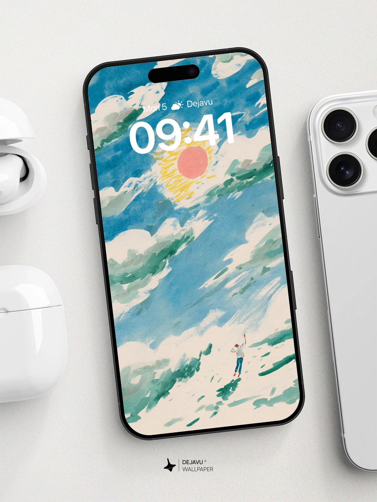 Dreamy Sky Adventure Wallpaper 8K for iPhone and Android