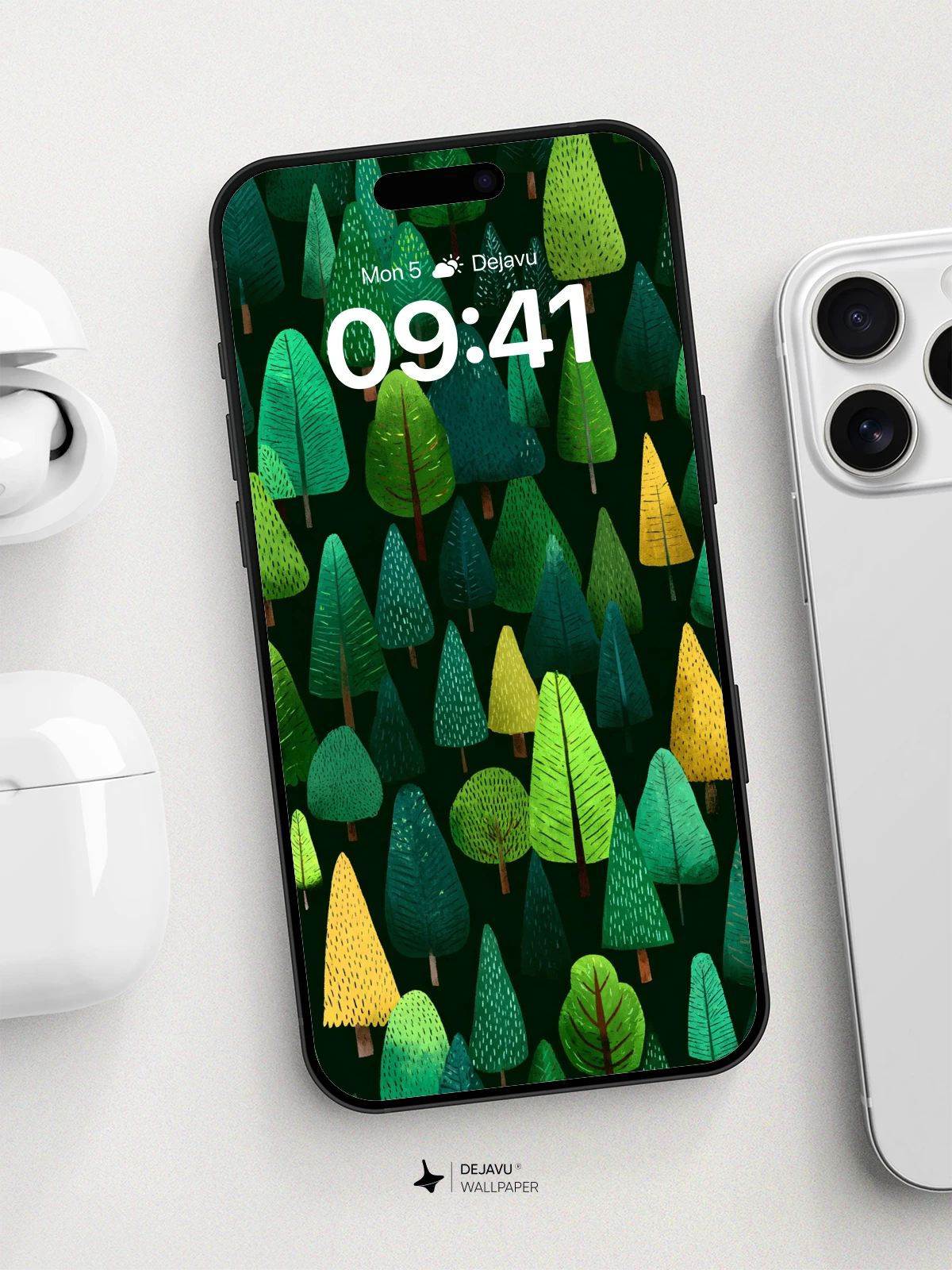 Whimsical Forest Wallpaper 8K for iPhone and Android