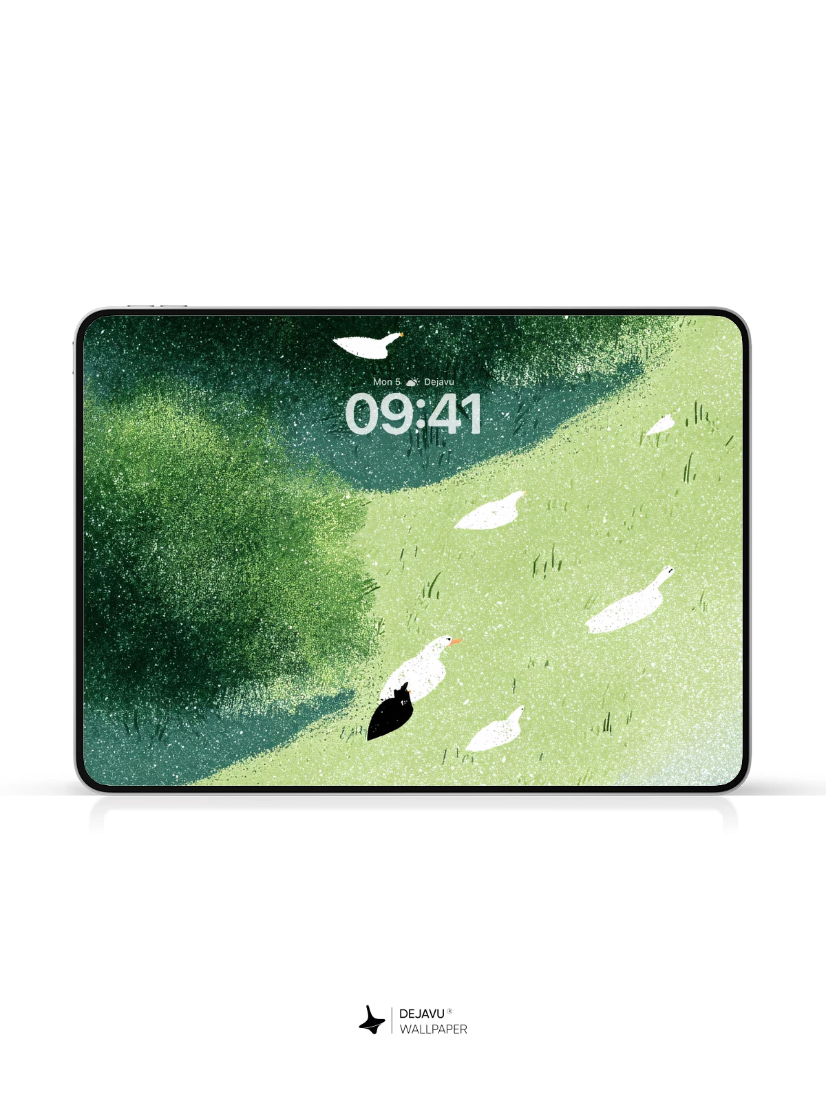 Whimsical Duck Herd Wallpaper 8K for iPhone and Android