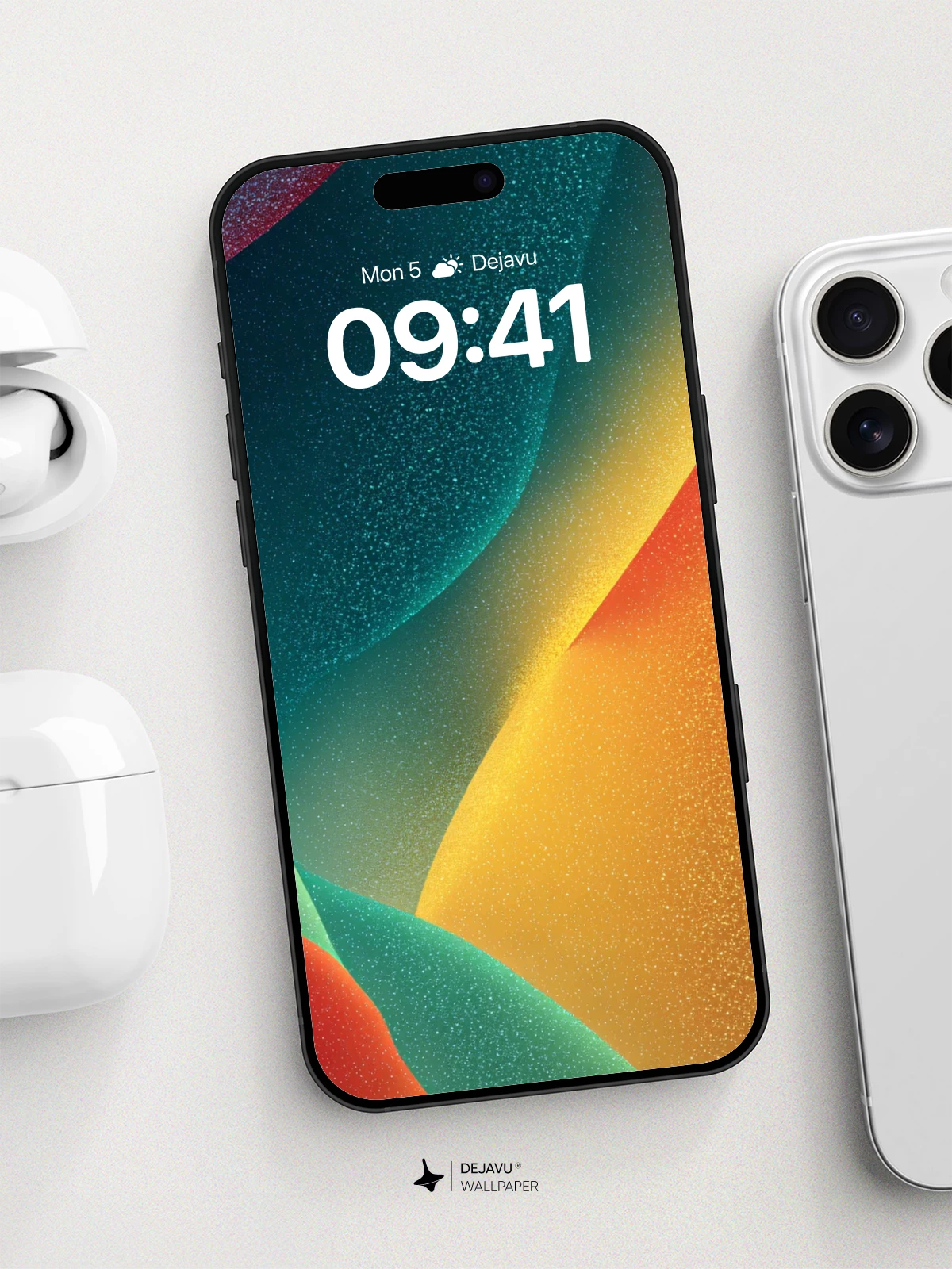 Vibrant Abstract Flow Wallpaper 8K for iPhone and Android