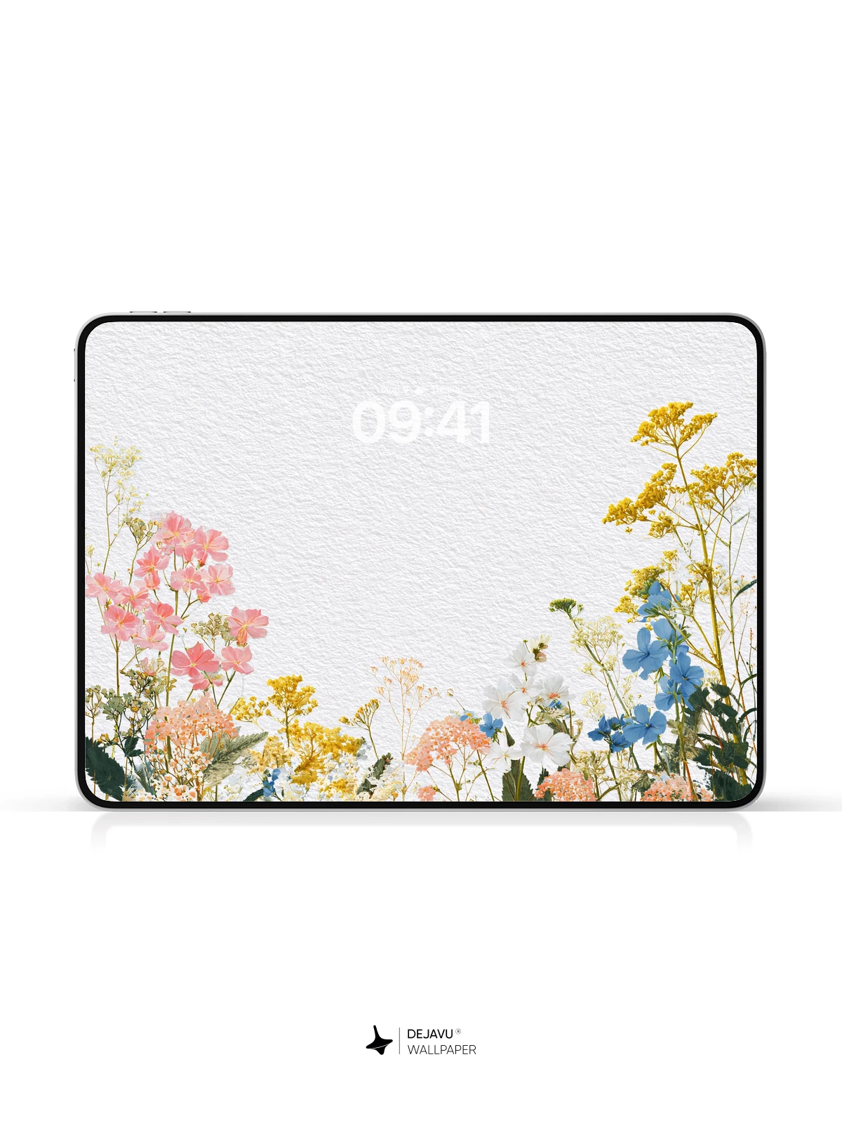 Watercolor Wildflower Garden Wallpaper 8K for iPhone and Android
