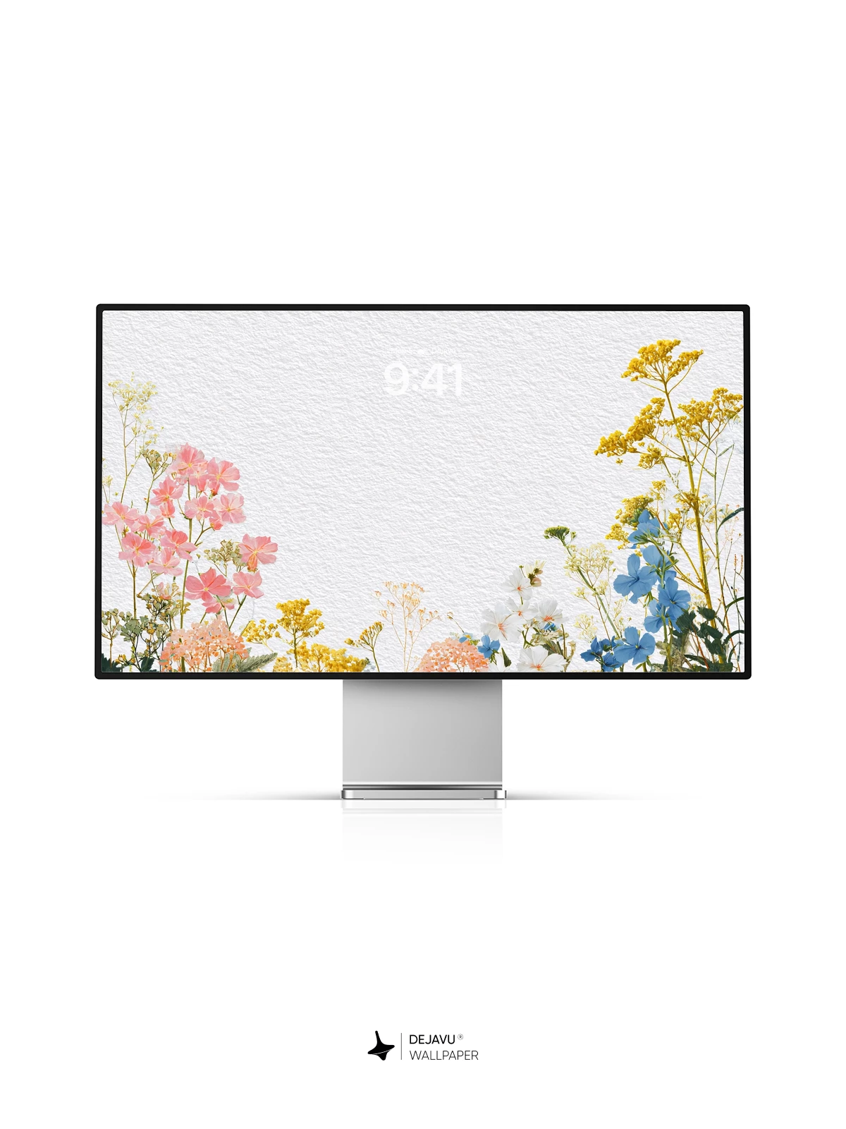 Watercolor Wildflower Garden Wallpaper 8K for iPhone and Android