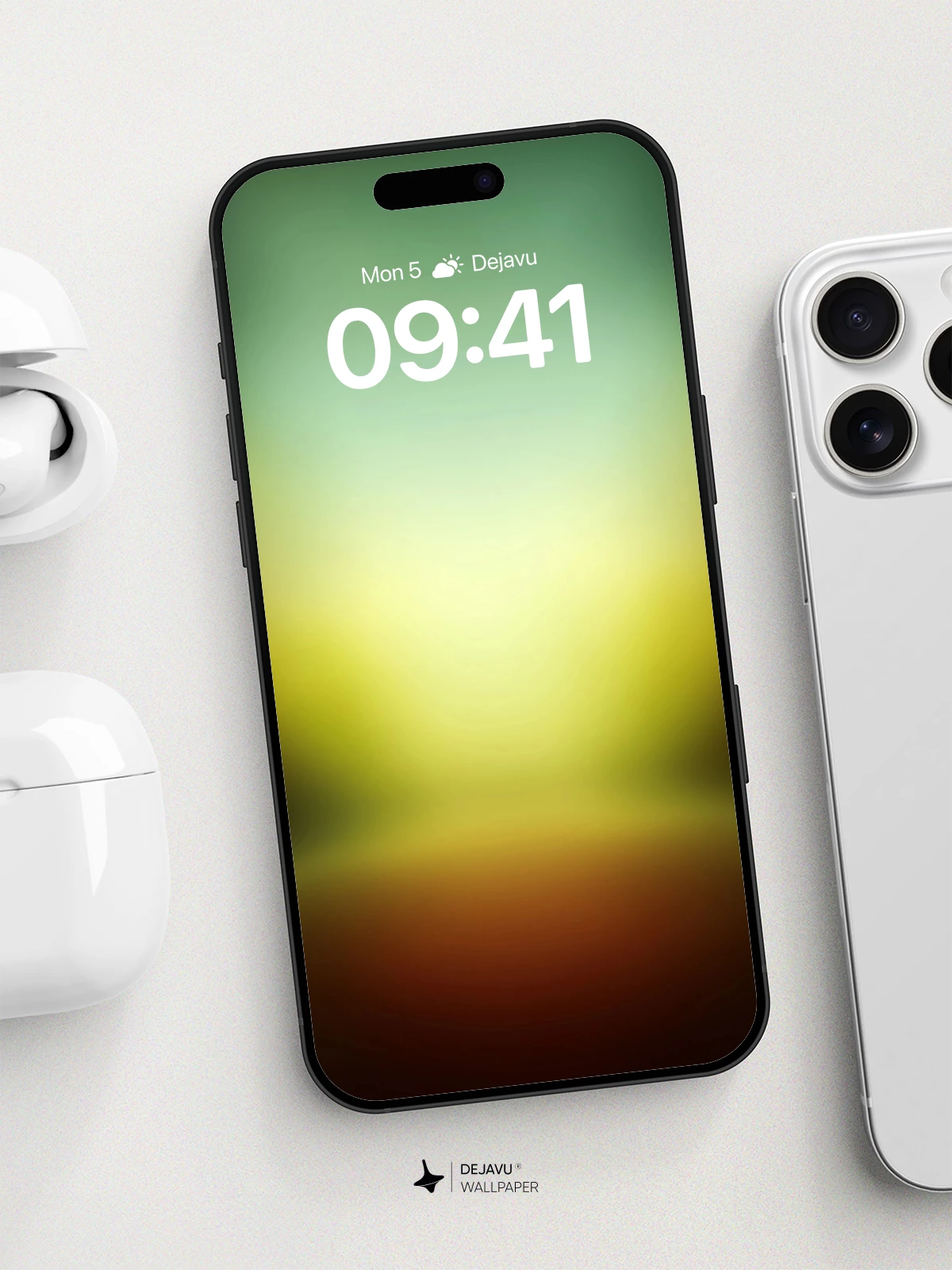 Abstract Gradient Glow Wallpaper 8K for iPhone and Android