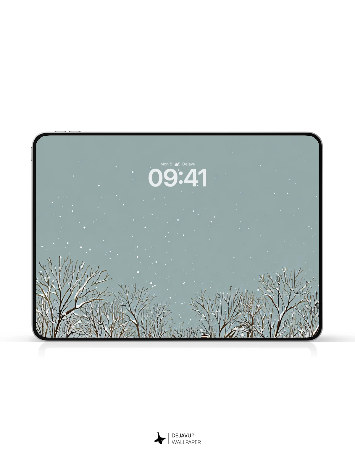 Whimsical Winter Village Wallpaper 8K for iPhone and Android