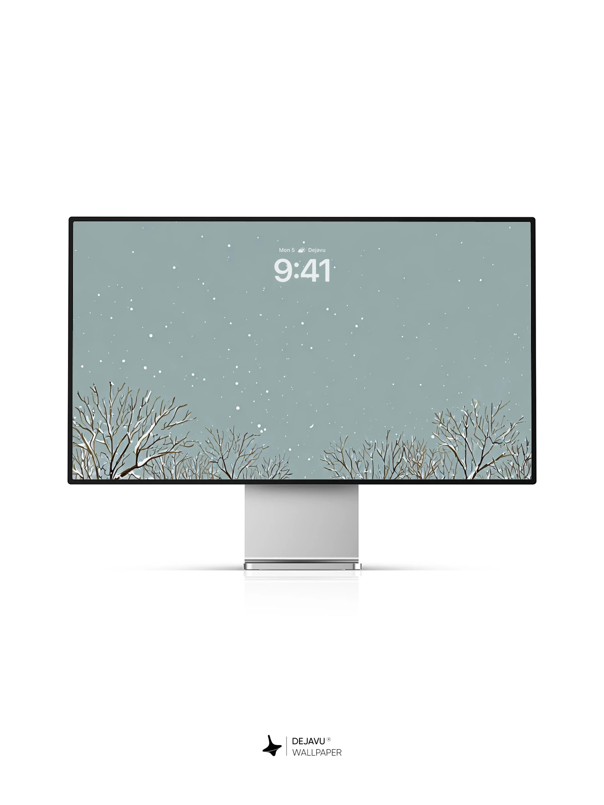 Whimsical Winter Village Wallpaper 8K for iPhone and Android
