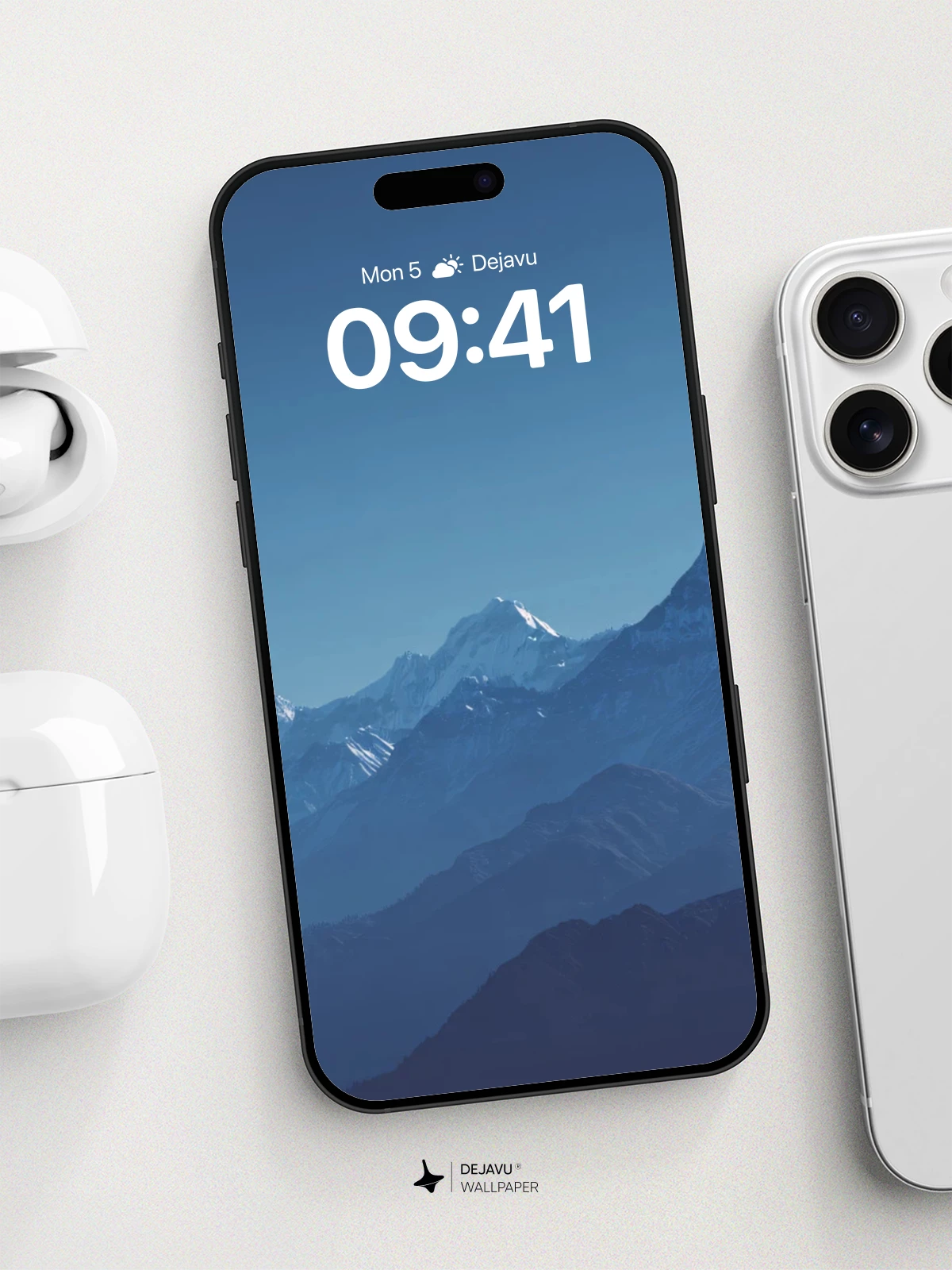 Majestic Snow-Capped Peaks Wallpaper 8K for iPhone and Android