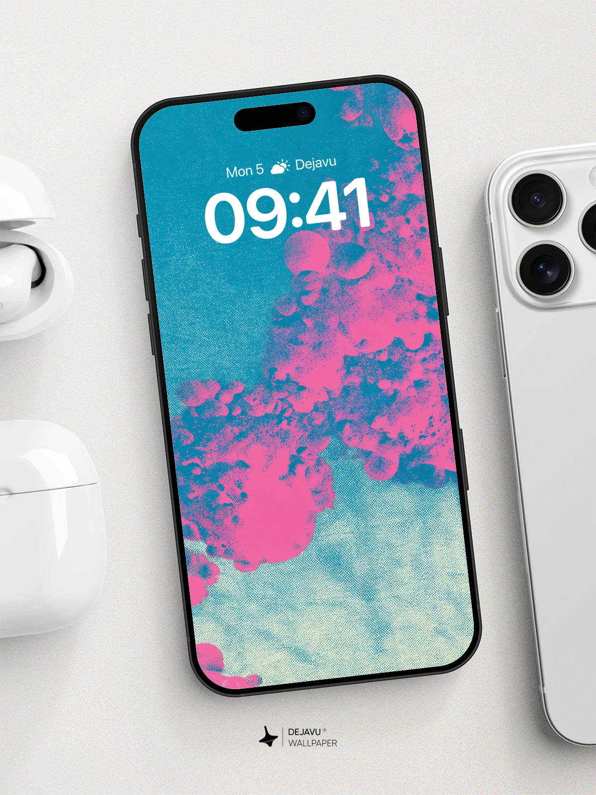 Vibrant Pink Coral Reef Wallpaper 8K for iPhone and Android