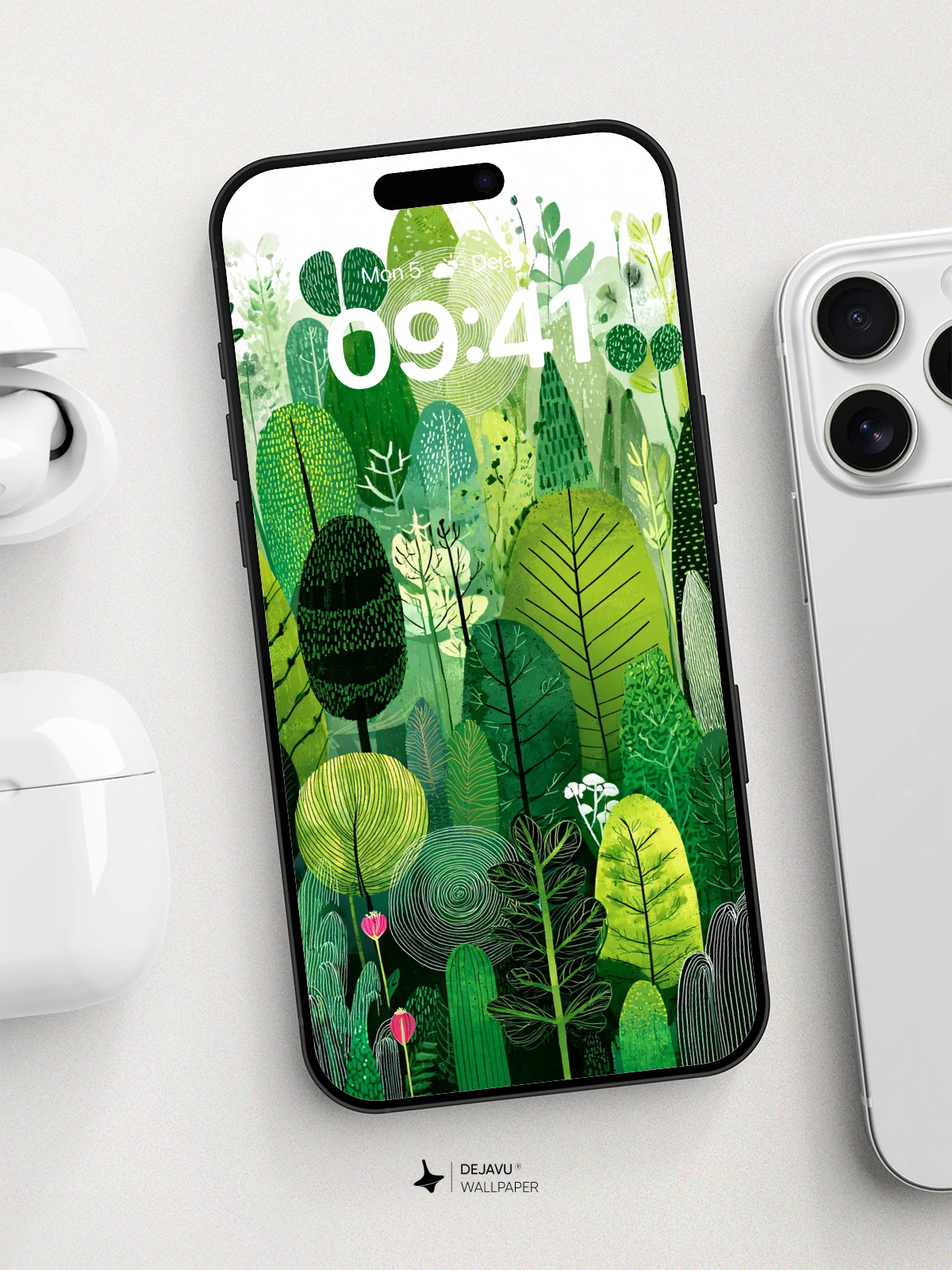 Whimsical Forest Wallpaper 8K for iPhone and Android