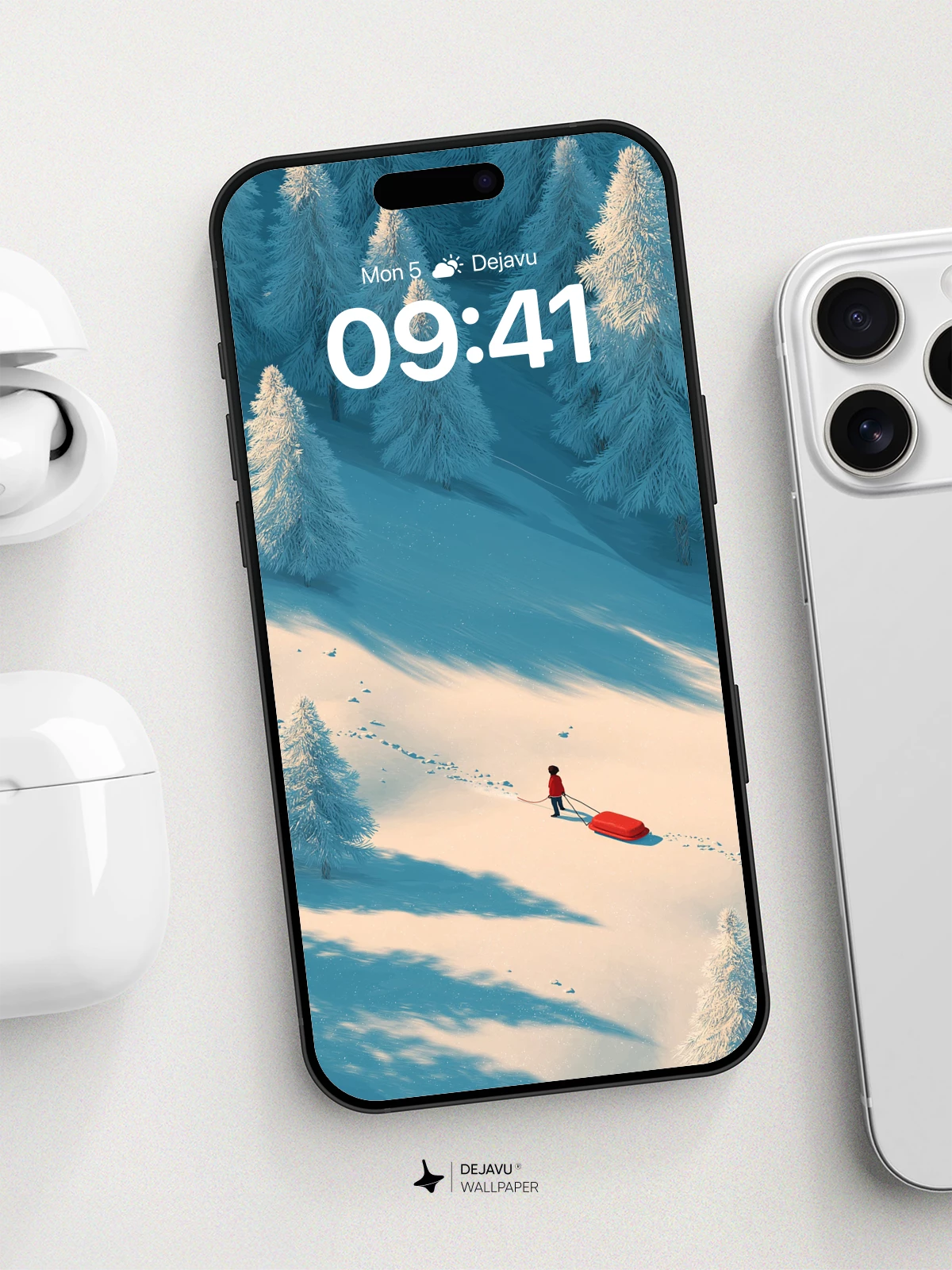Winter Solitude Wallpaper 8K for iPhone and Android