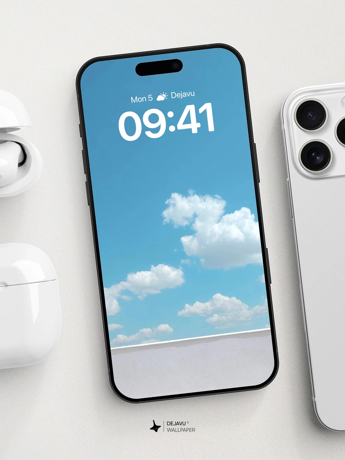 Serene Sky Horizon Wallpaper 8K for iPhone and Android