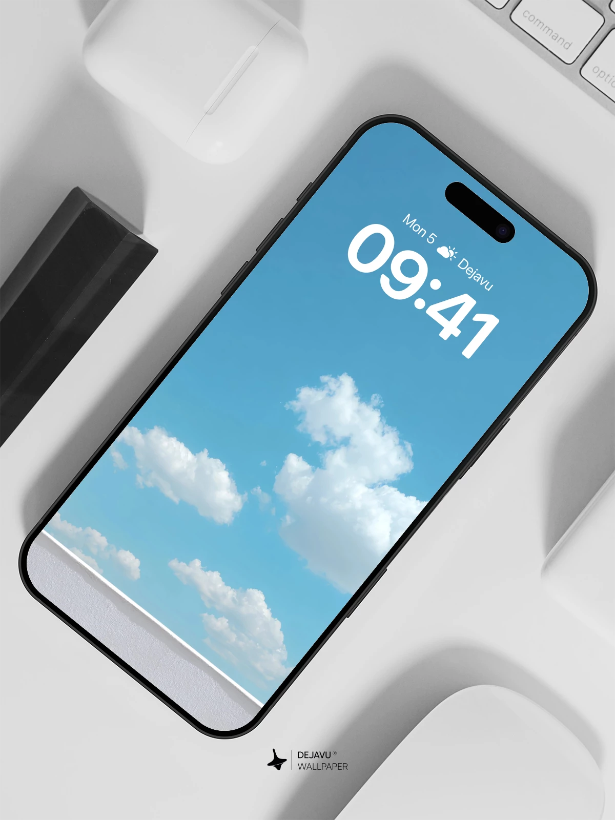 Serene Sky Horizon Wallpaper 8K for iPhone and Android