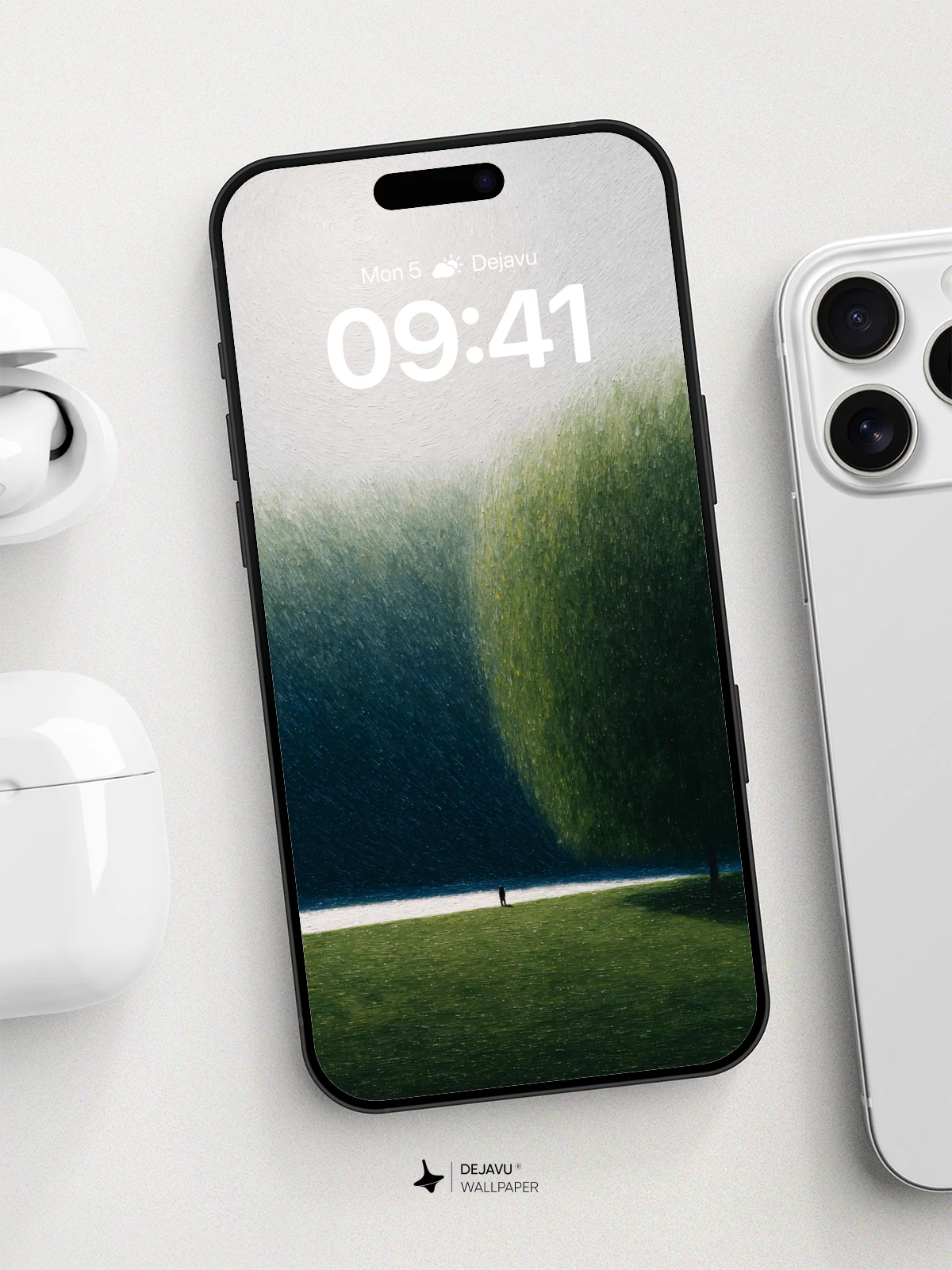 Mystic Forest Solitude Wallpaper 8K for iPhone and Android