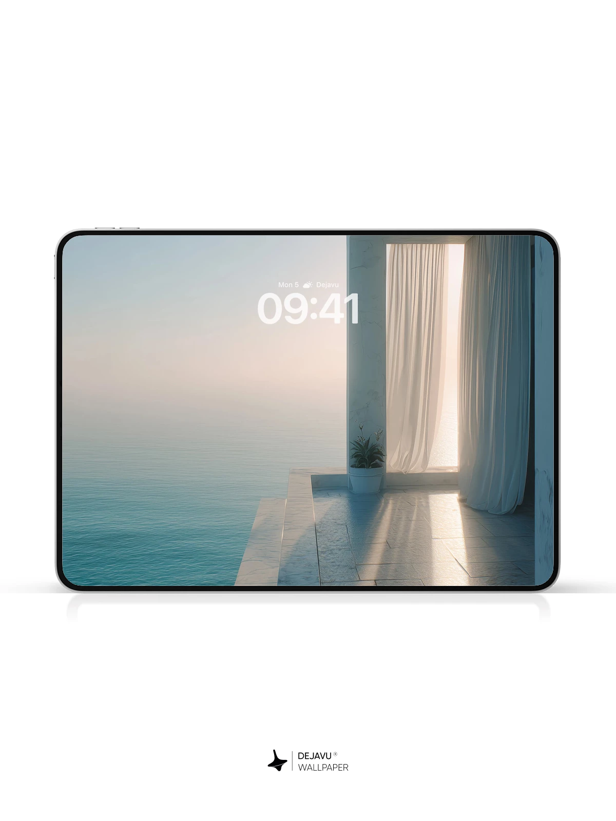 Minimalist Ocean View Wallpaper 8K for iPhone and Android