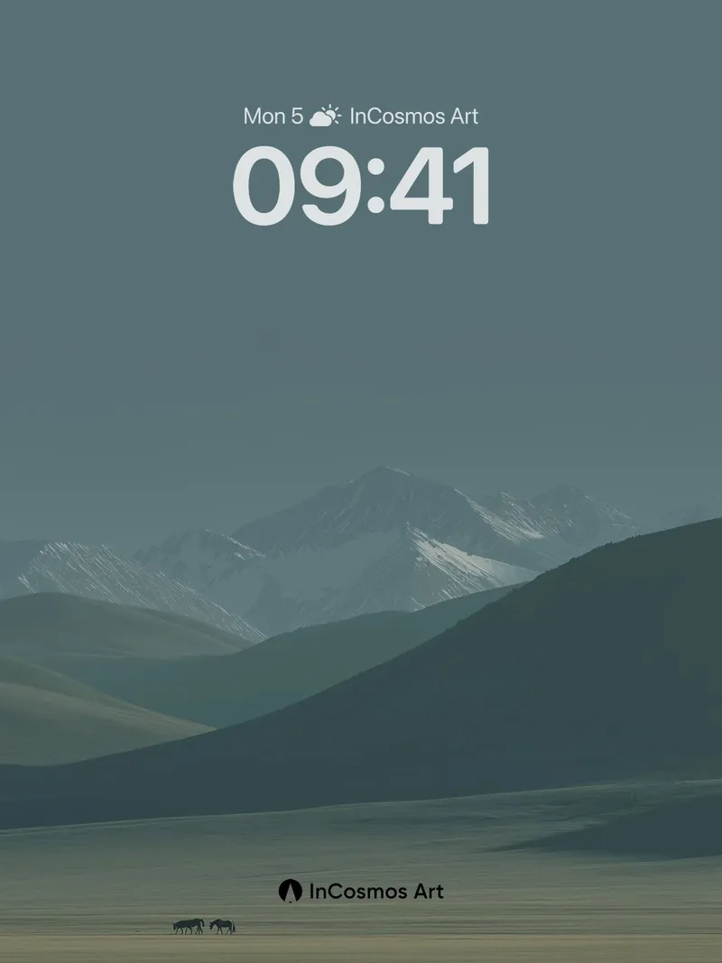 Serenity Ridge Wallpaper with Whispering Horses