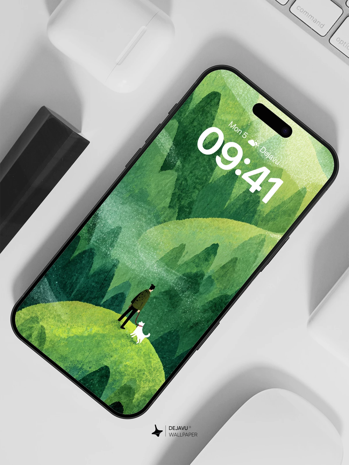 Mystic Forest Vista Wallpaper 8K for iPhone and Android