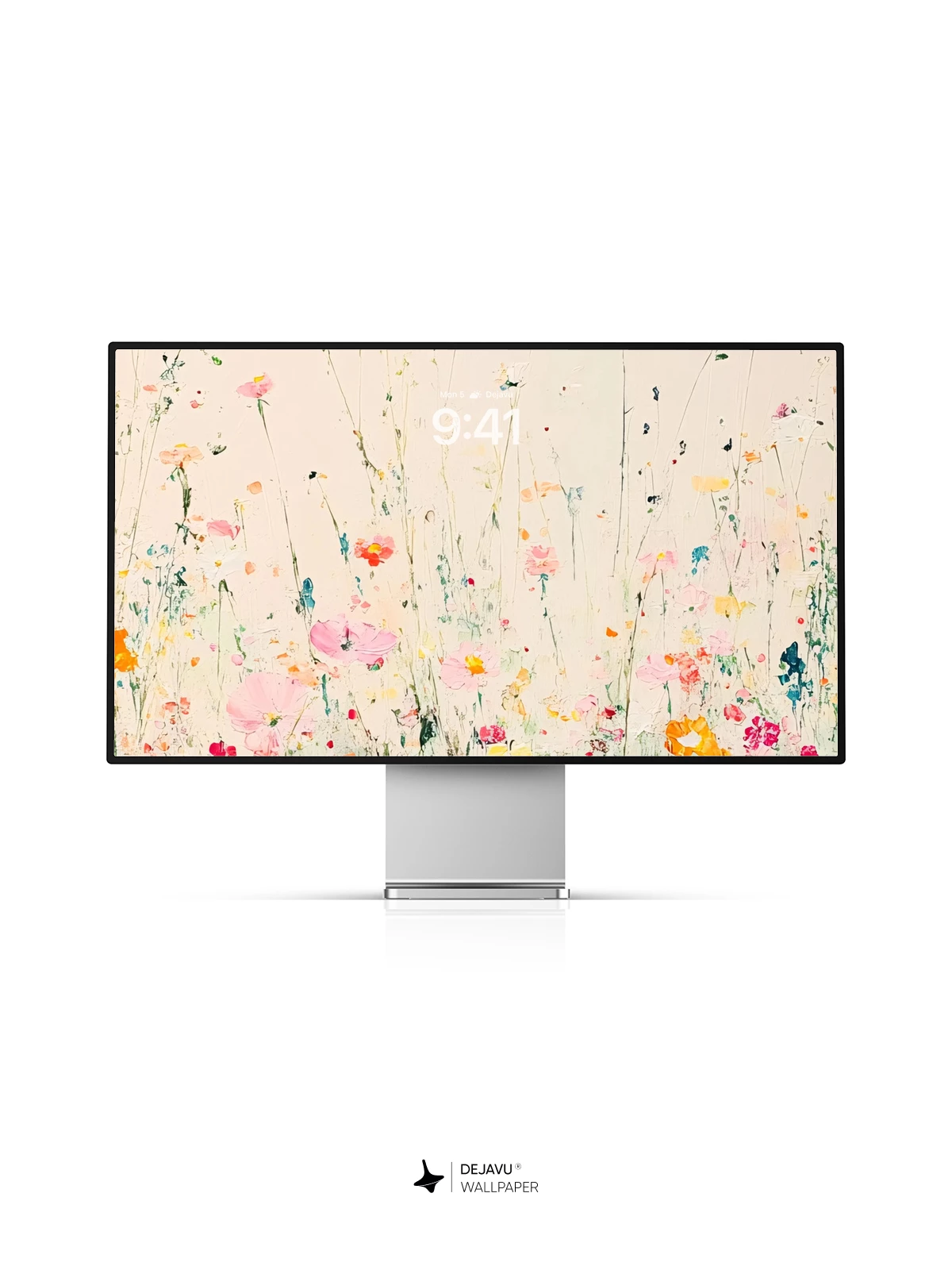 Whimsical Wildflower Meadow Wallpaper 8K for iPhone and Android